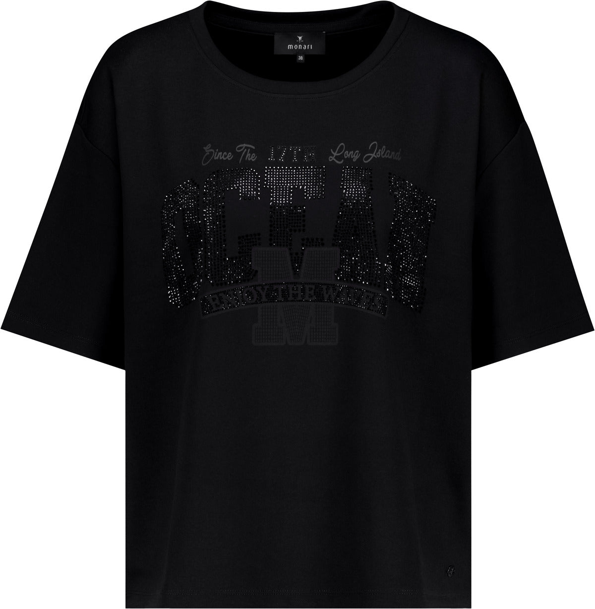Monari Damen T-Shirts Schwarz