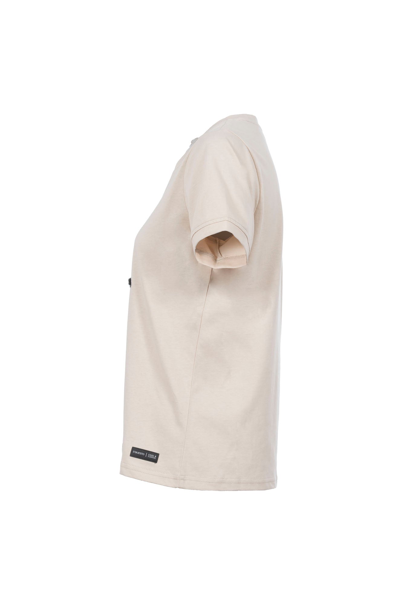 Soquesto Damen T-Shirts Beige