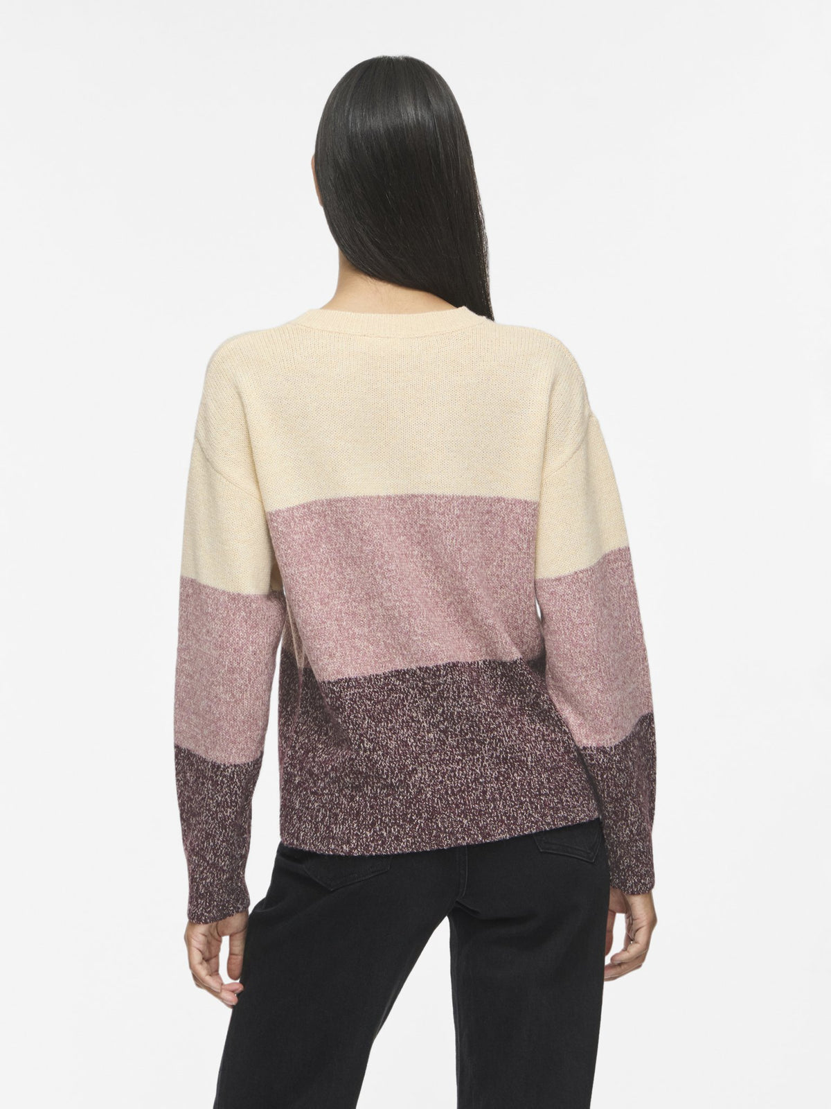 Vila Damen Pullover Birch/Nostalgia
