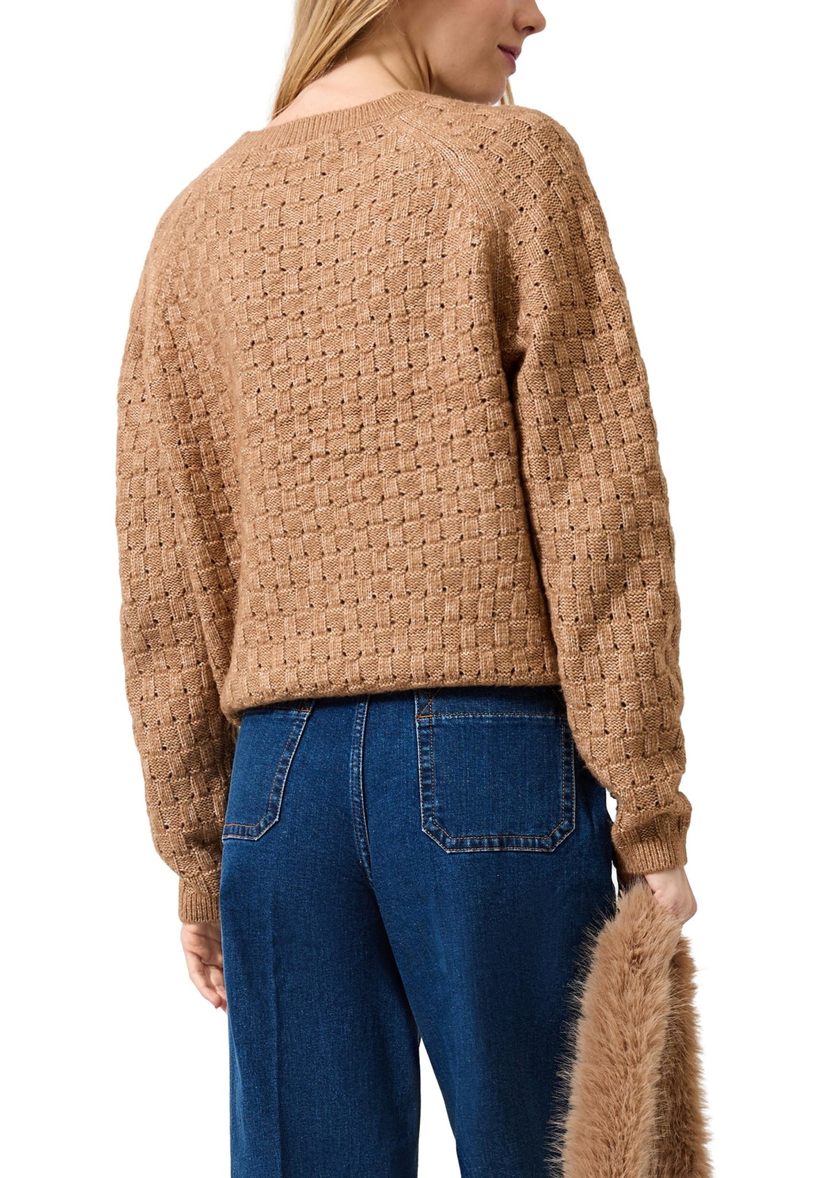 QS by S.Oliver Damen Pullover W Brown