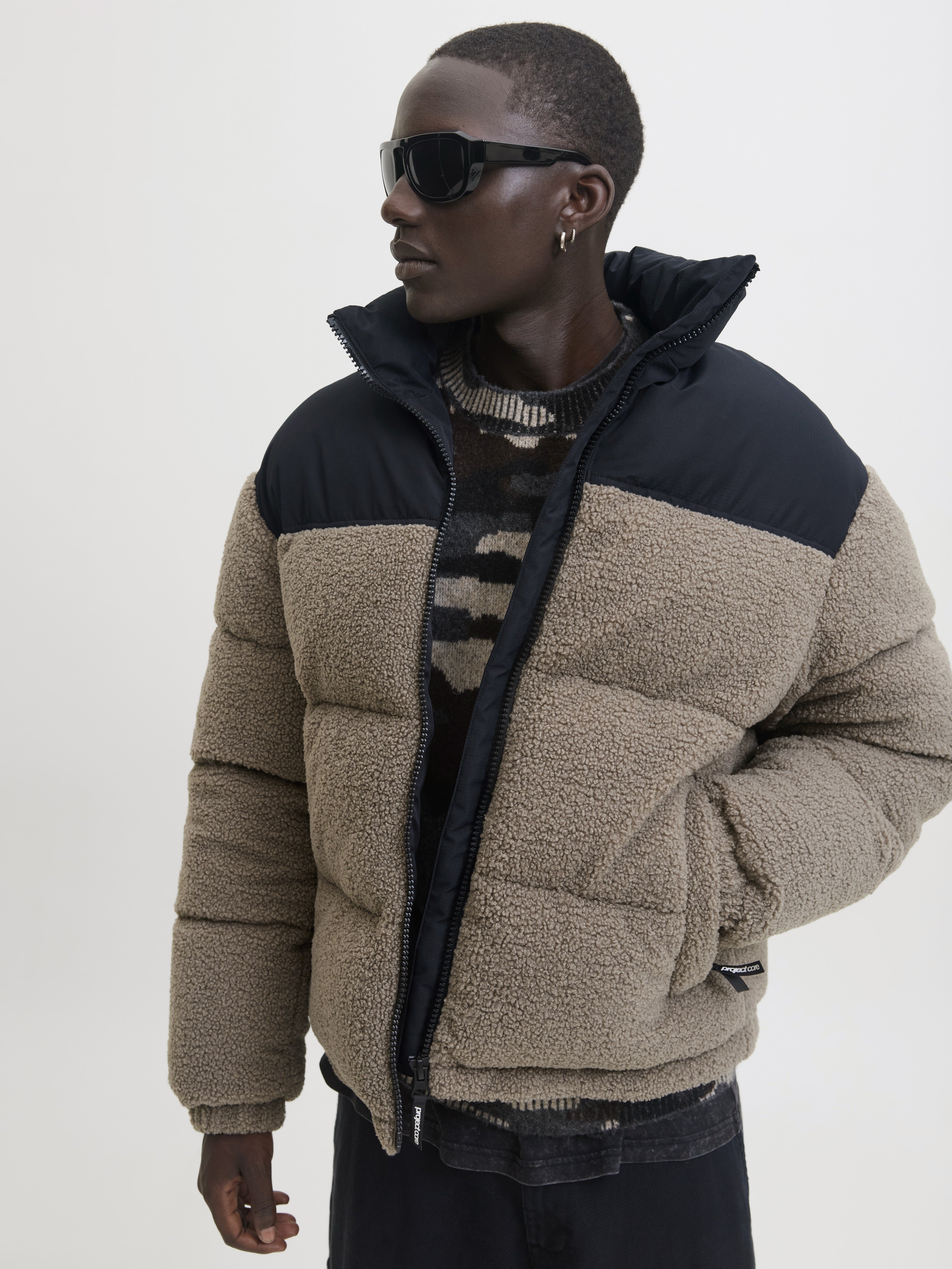 Jack & Jones Herren Jacken Desert Taupe/Bl
