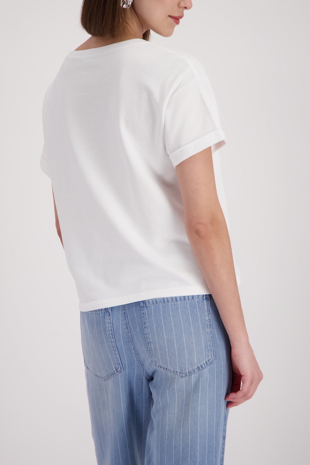 Monari Damen T-Shirts Cream