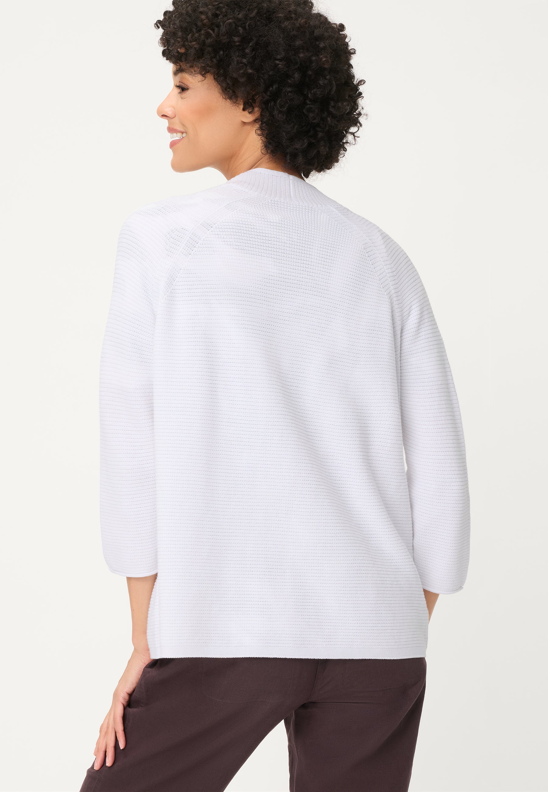 Olsen Damen Strickjacken  White
