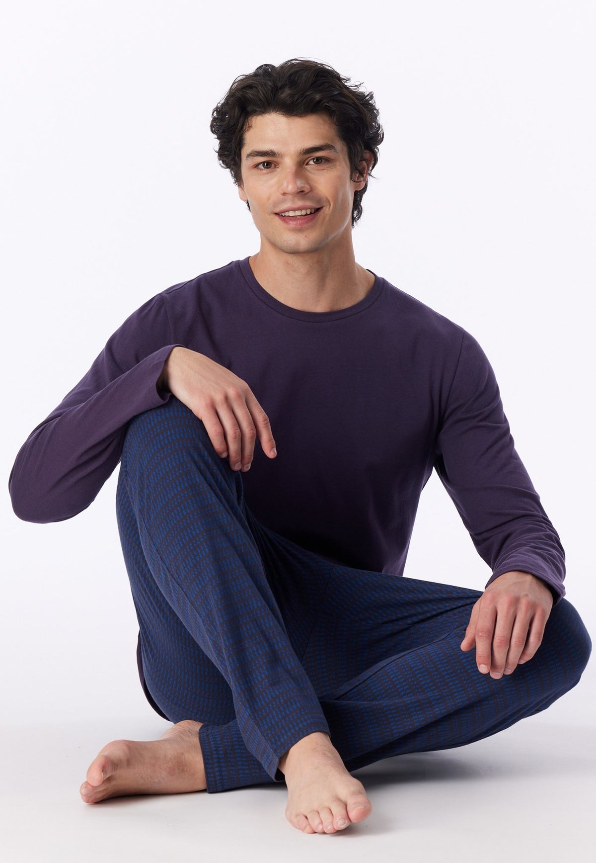 Schiesser Herren Aubergine