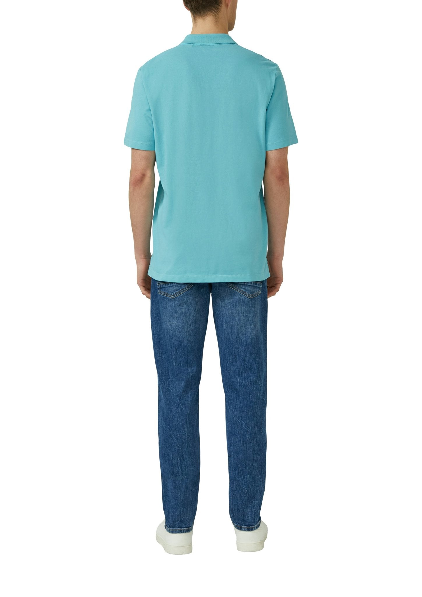 S. Oliver red Herren Polo-Shirts Blue Green