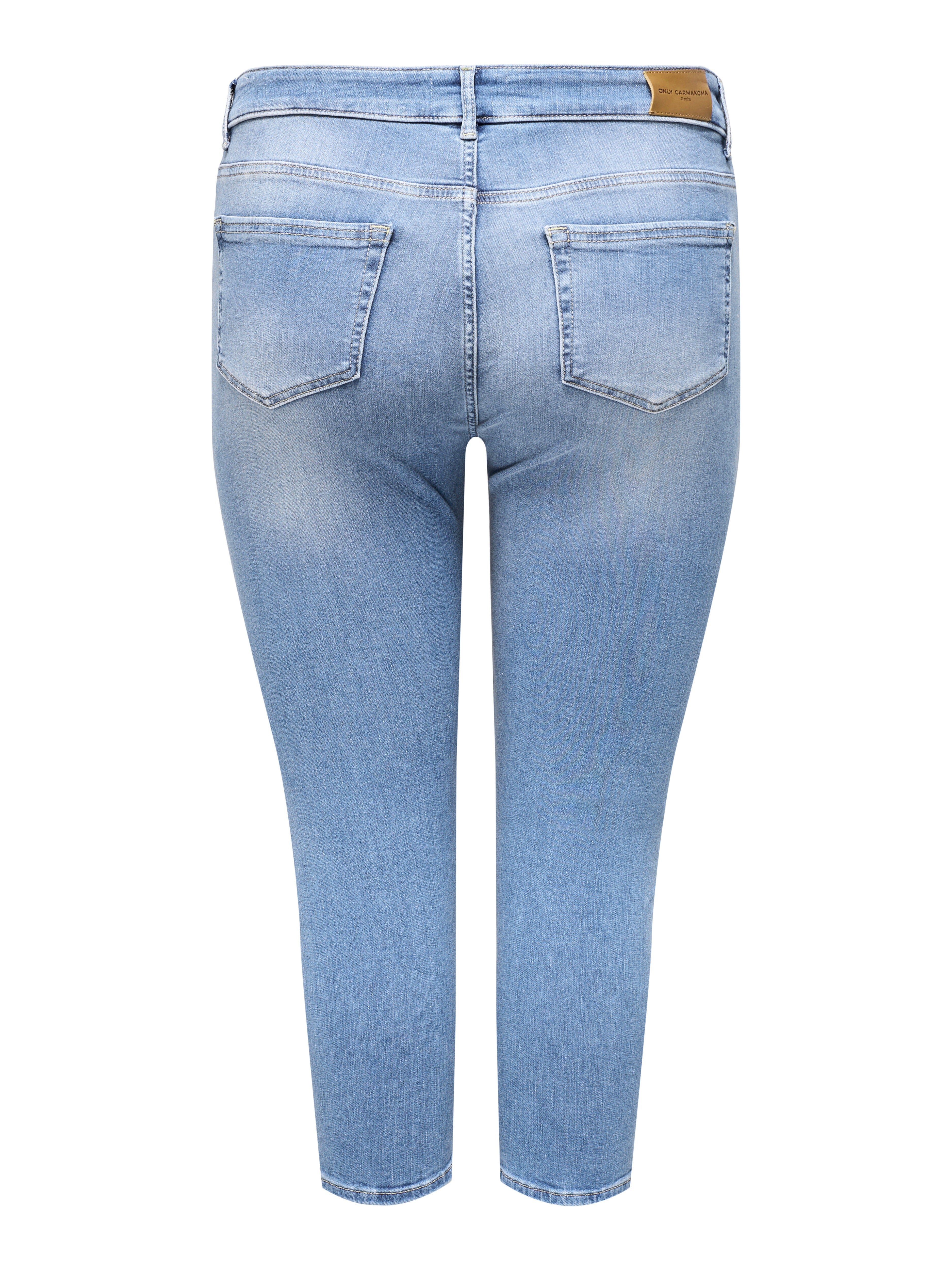Only Carmakoma Damen Jeans Light Medium Bl