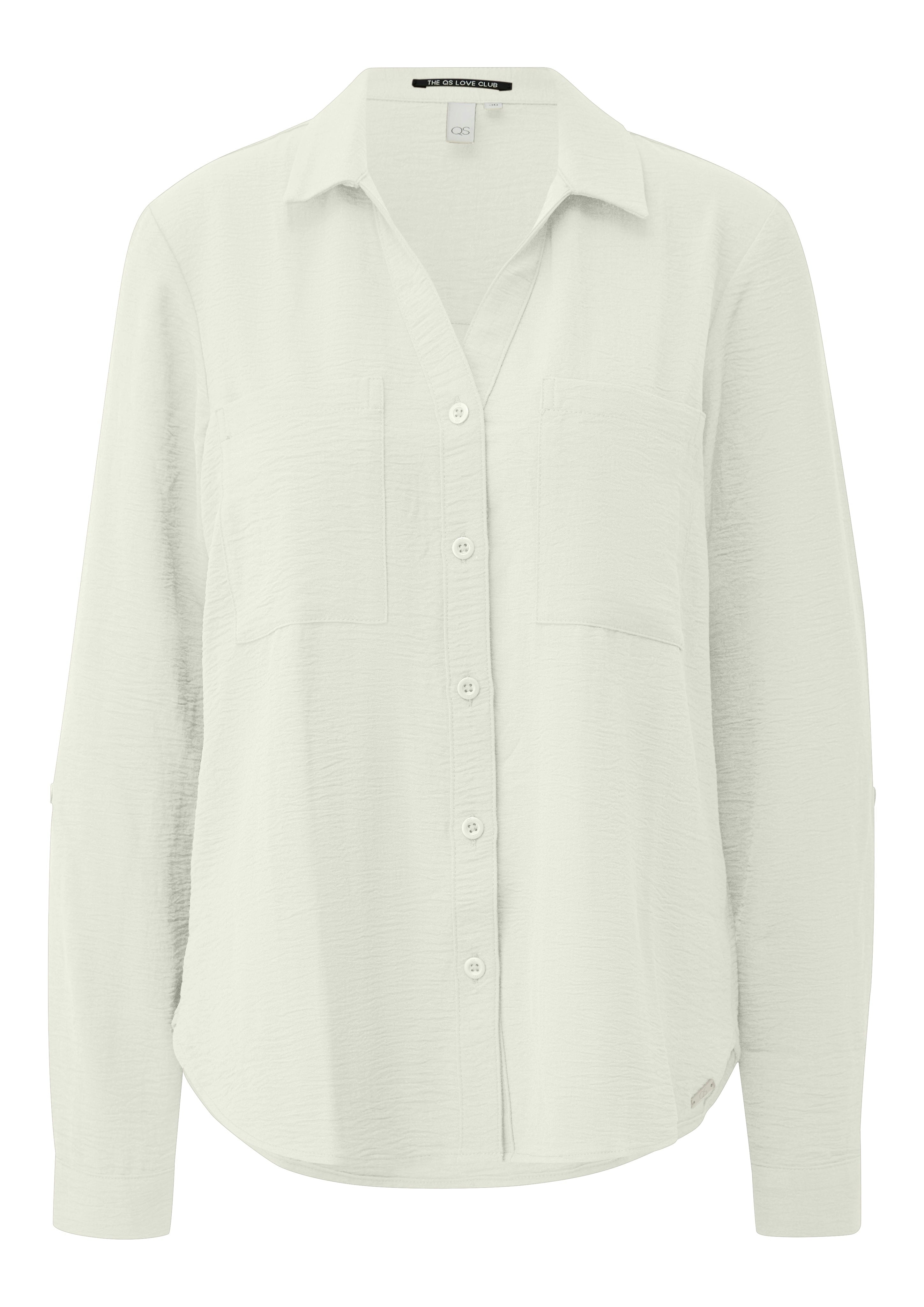 QS by S.Oliver Damen Blusen  White