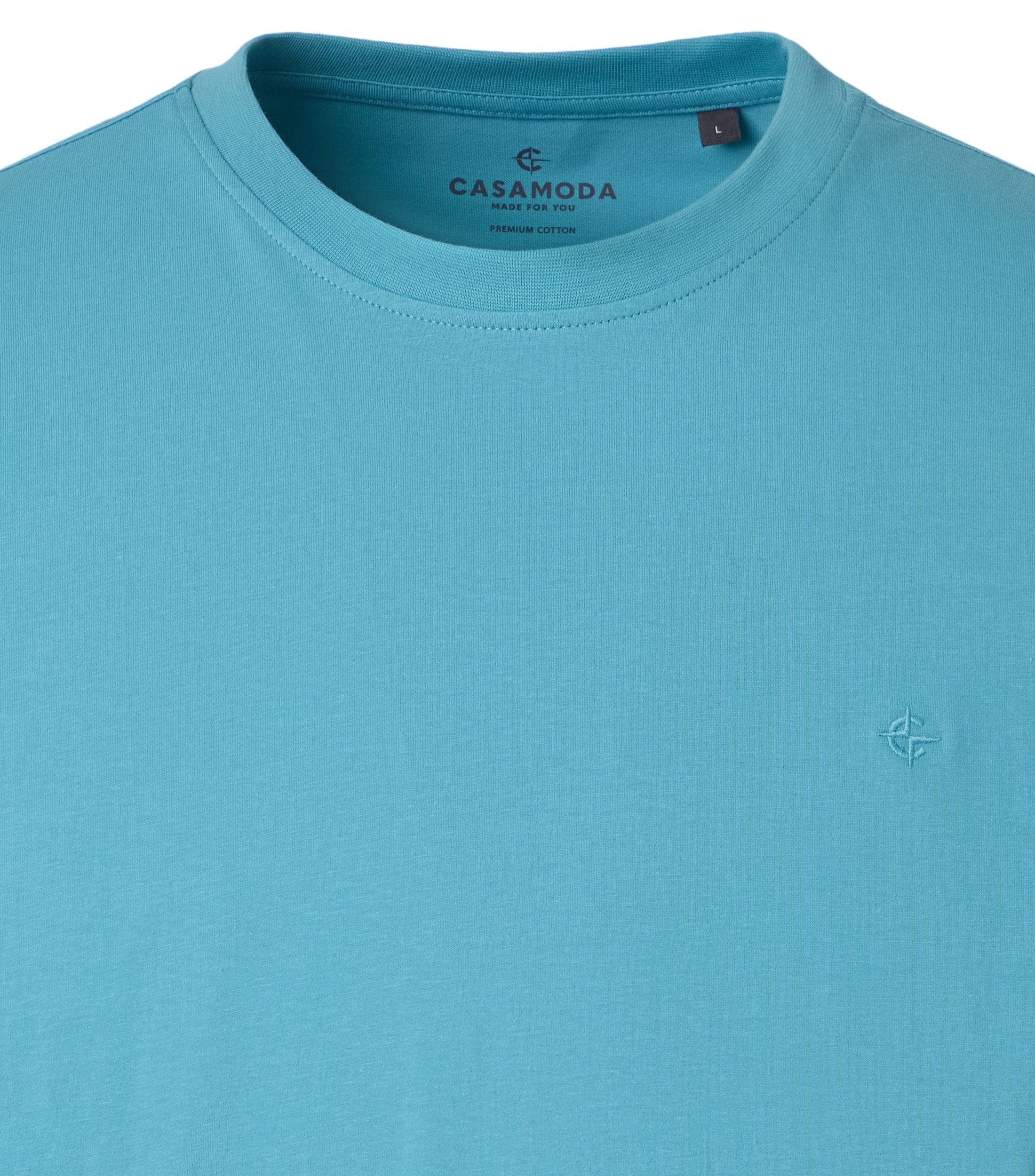 Casa Moda Herren T-Shirts kurz Tuerkis