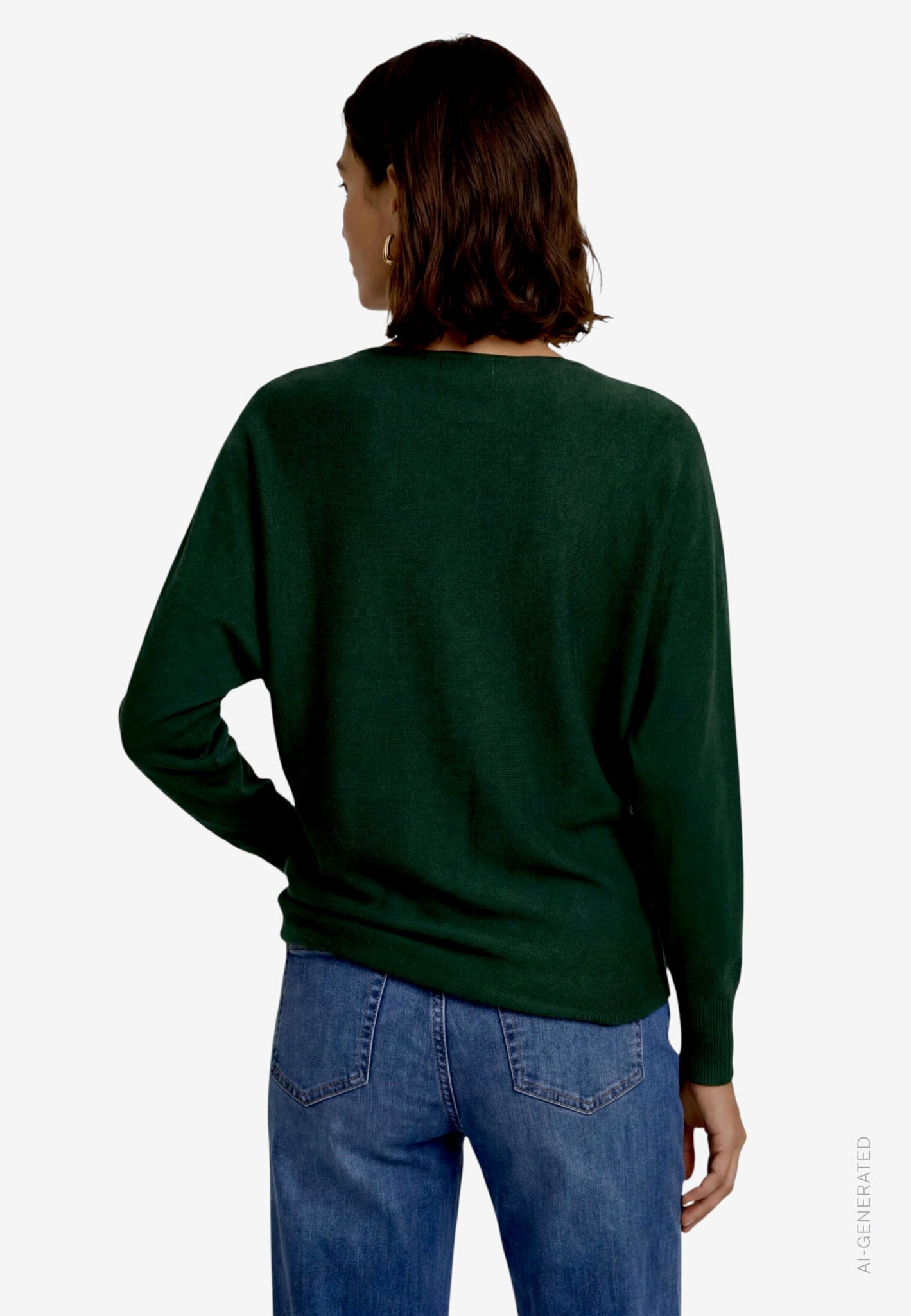 Zero Damen Pullover Green Forest