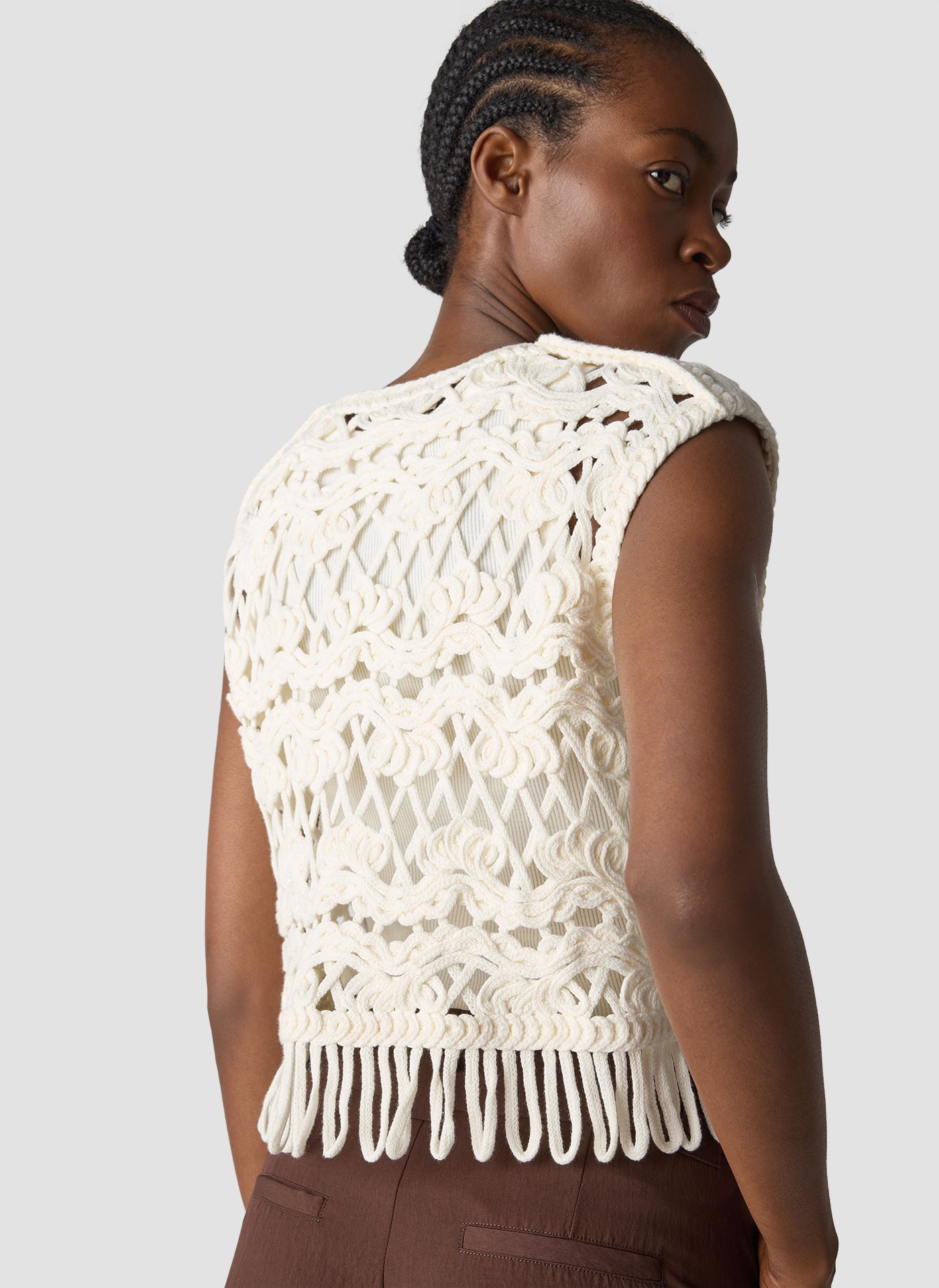 Le Comte Damen Pullover Natur