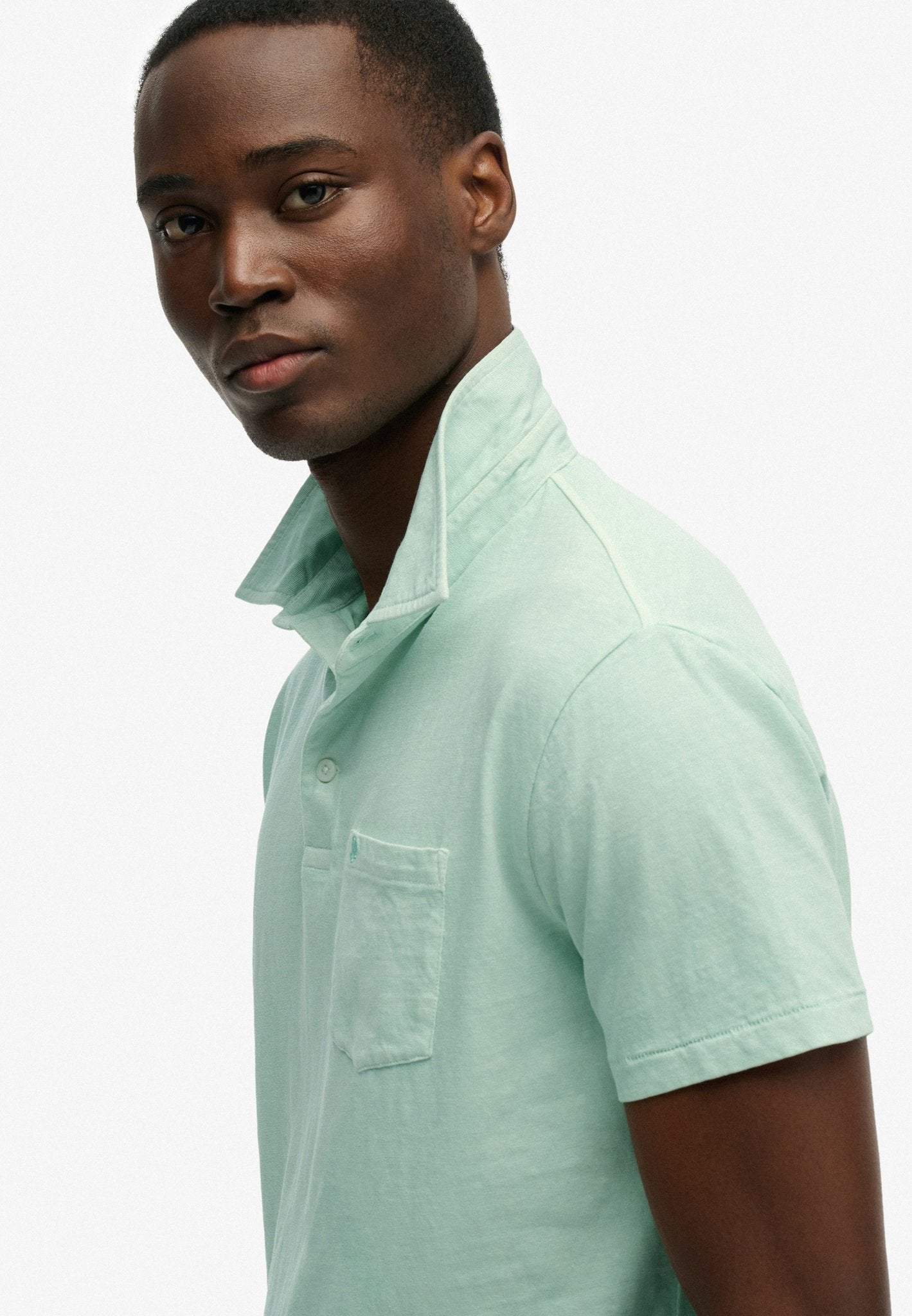 Superdry Men Herren Polo-Shirts Wd Fresh Mint