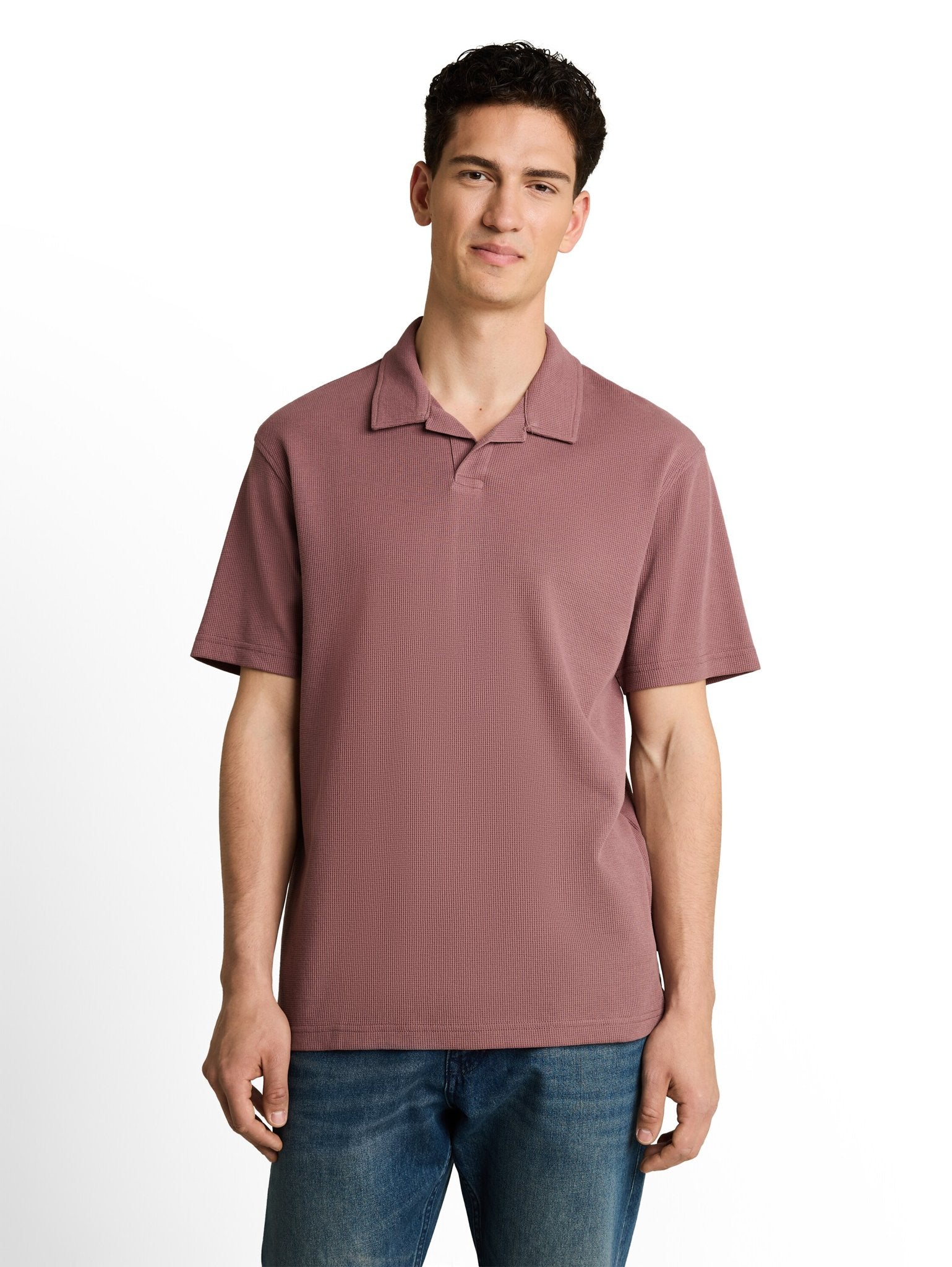 Tom Tailor denim Herren Polo-Shirts Rose Taupe