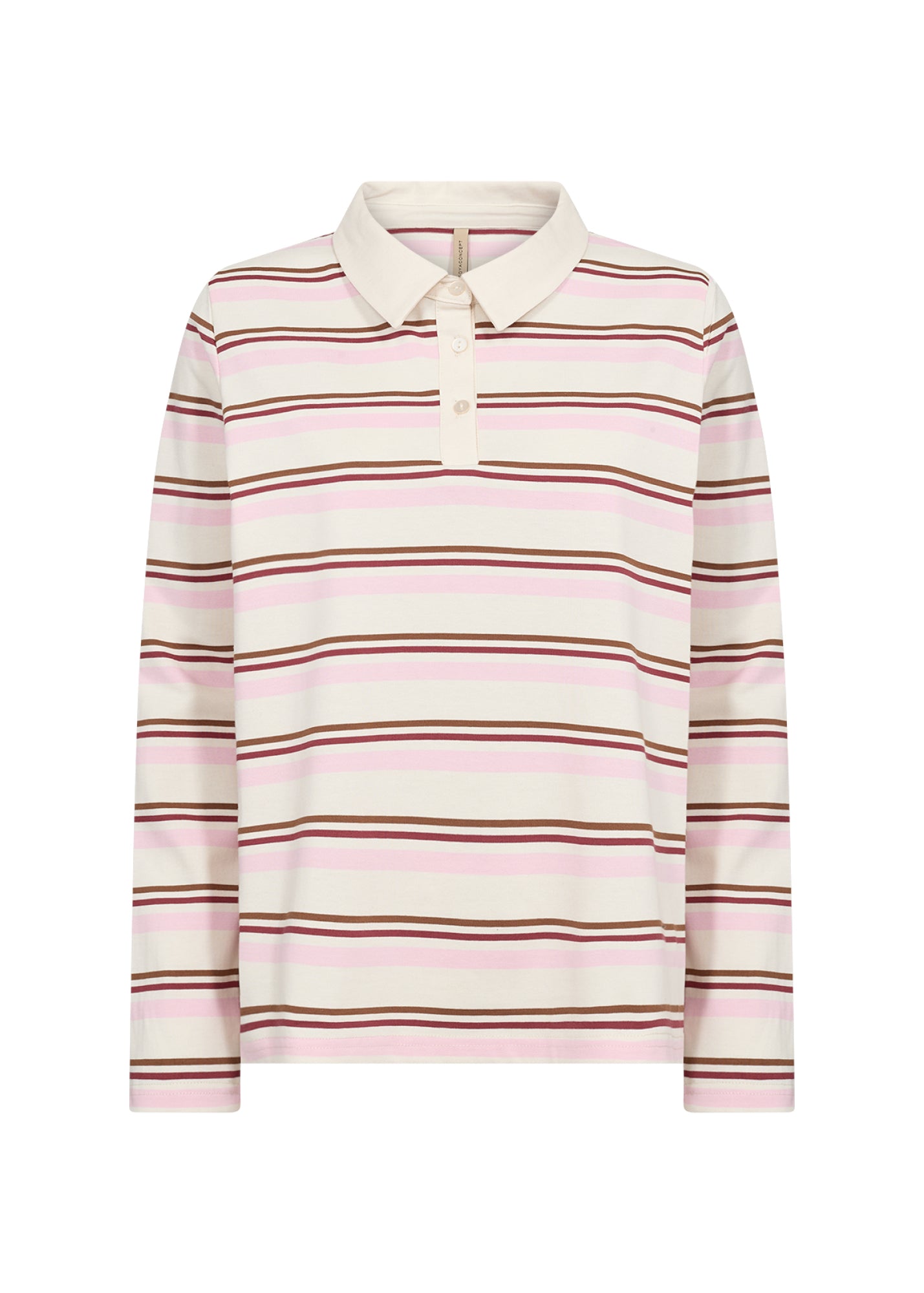 Soya Concept Damen Blusen kurz Rose Combi
