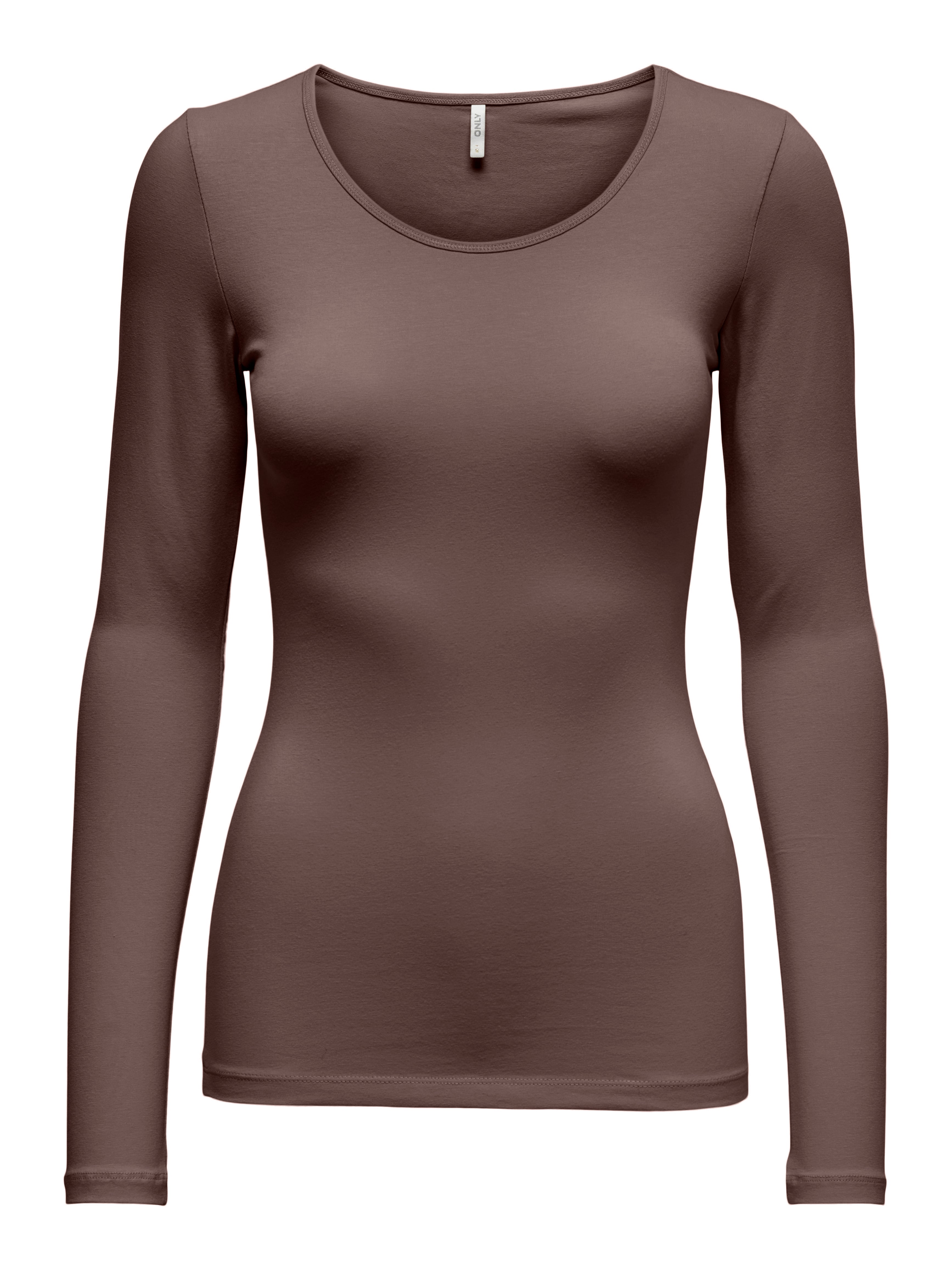 only Damen T-Shirts Chocolate Marti