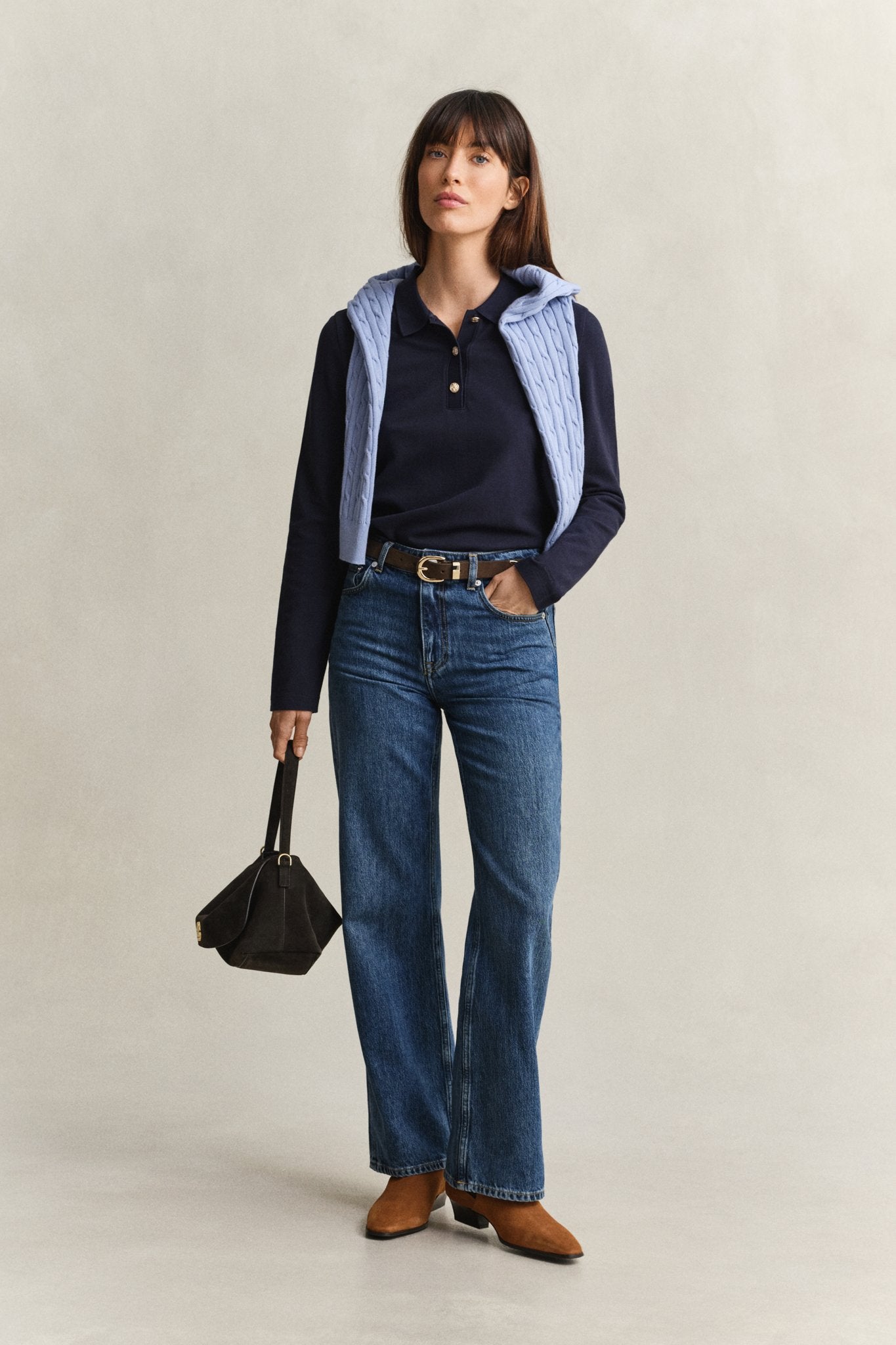 Gant Damen T-Shirts  Evening Blu