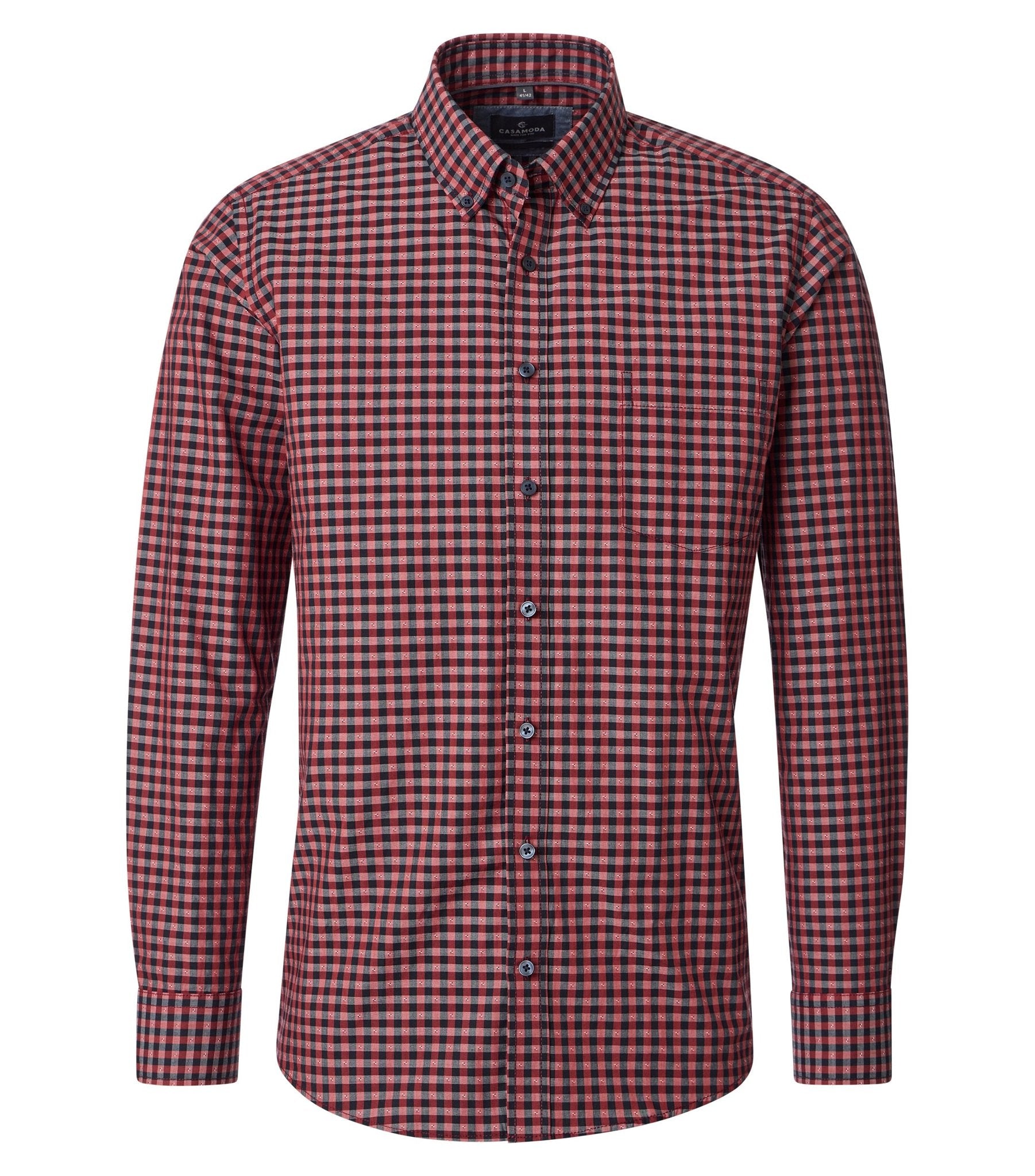 Casa Moda Herren Hemden  Rot