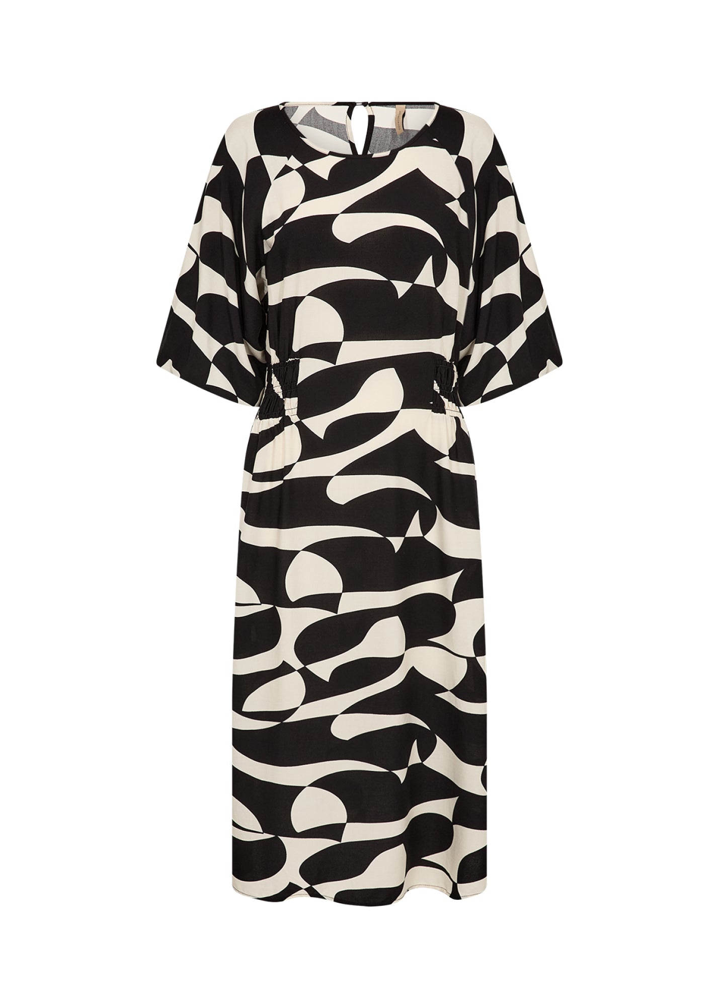 Soya Concept Damen Kleider Black Combi