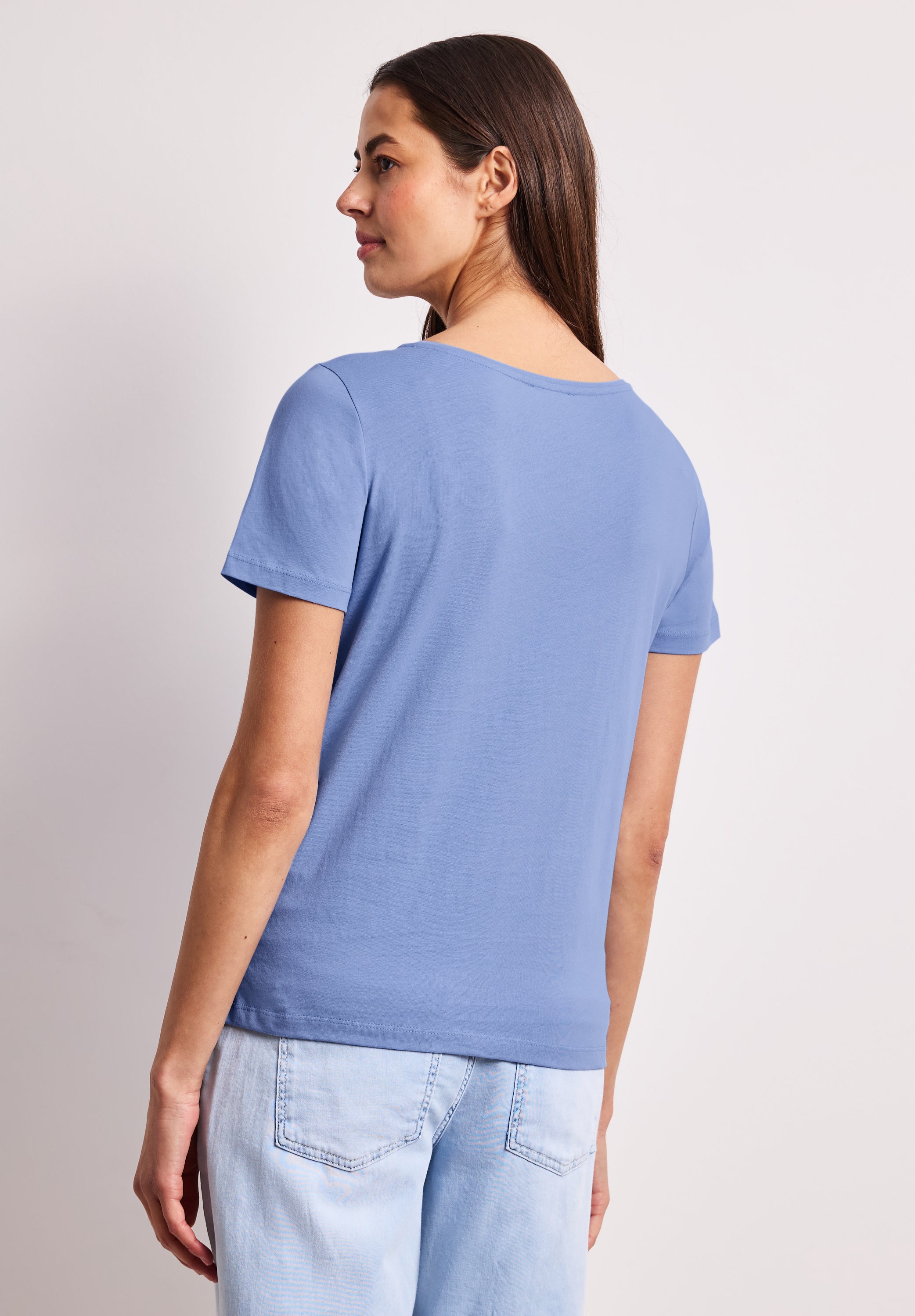 Street One Damen T-Shirts  Drift Blu