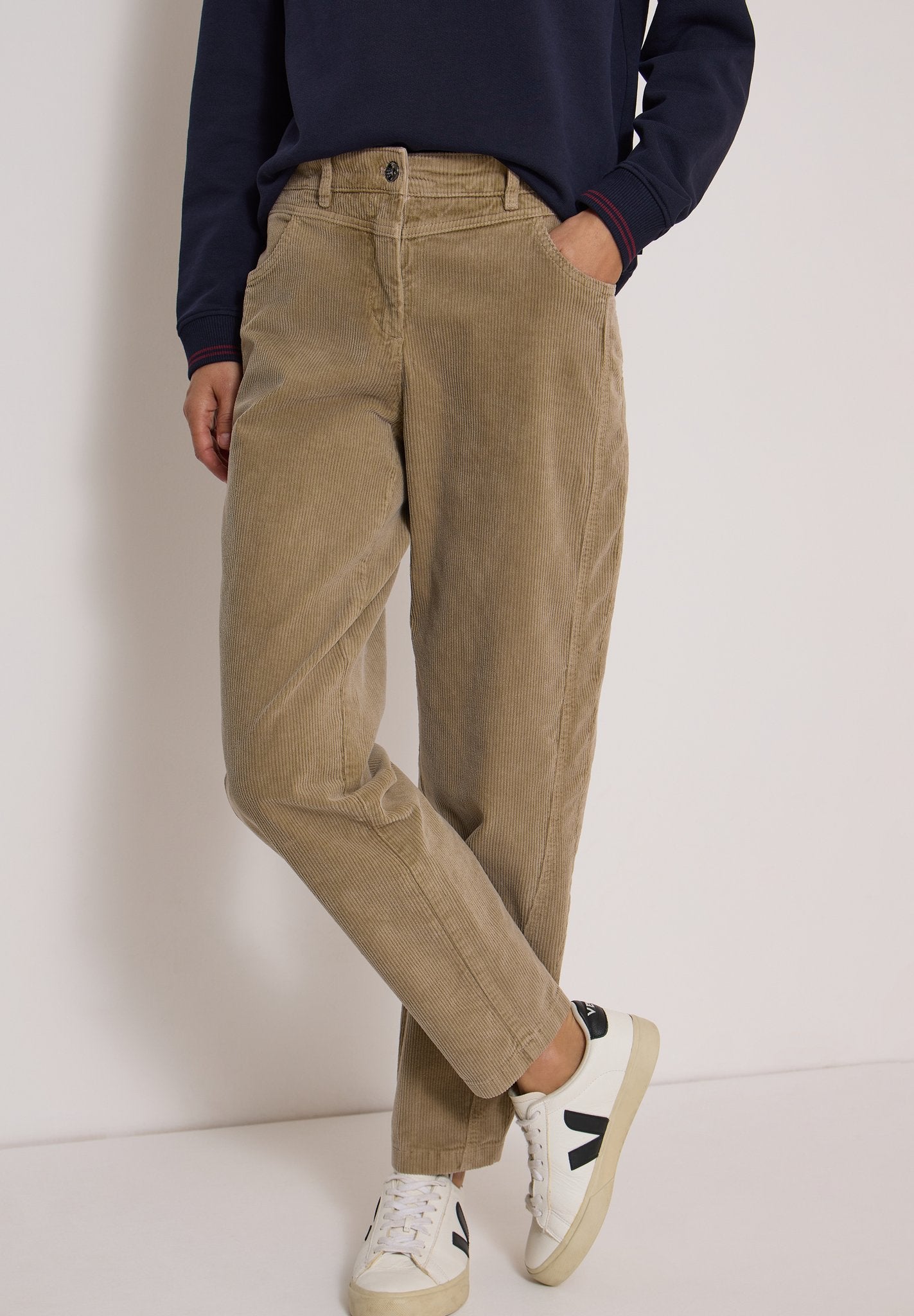 Cecil Damen Hosen  Creamy Mo