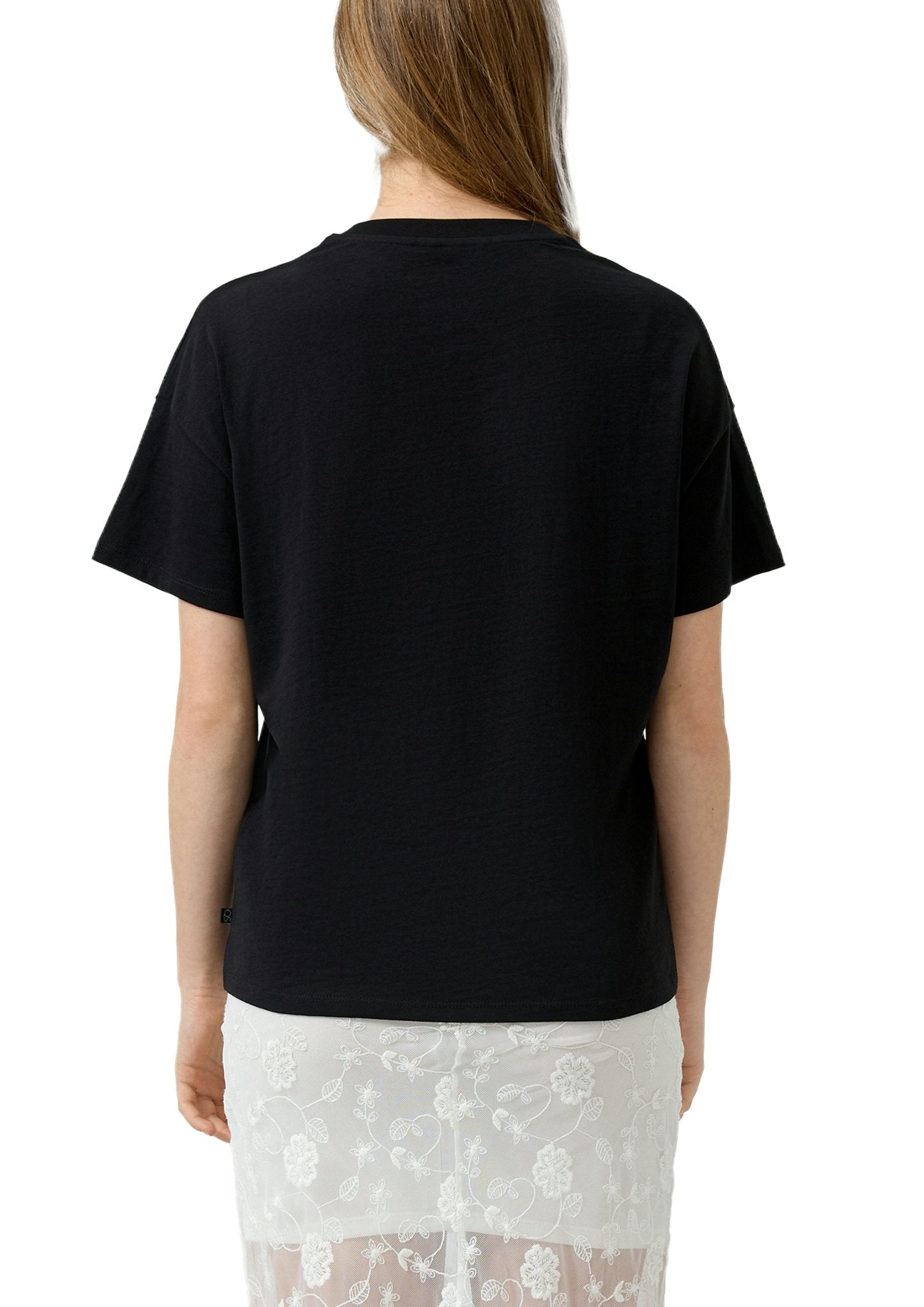 QS by S.Oliver Damen T-Shirts Grey/Black