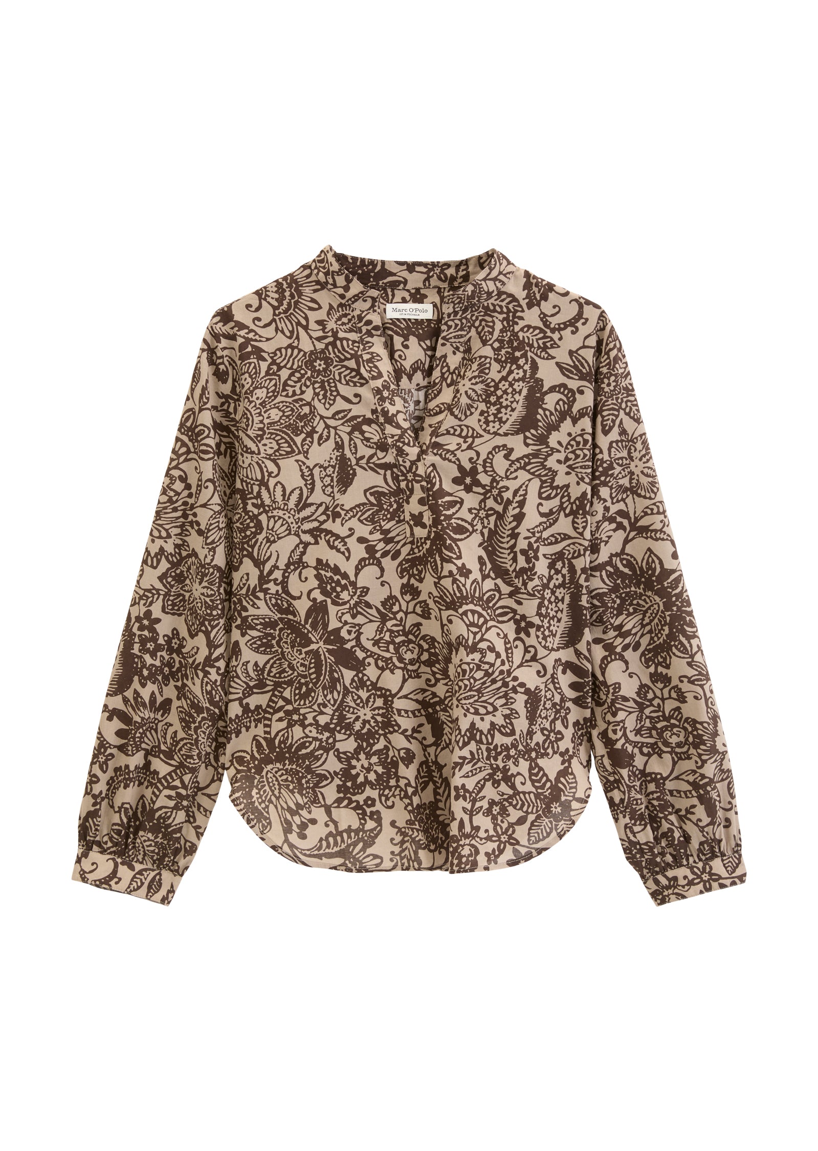 Marc O'Polo Damen Blusen Medium Brown_Mu