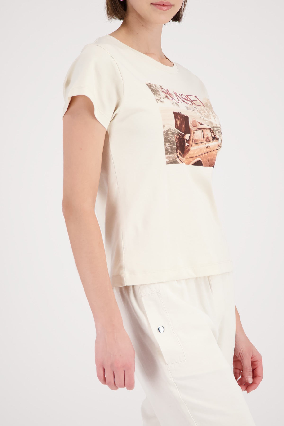 Monari Damen T-Shirts  Marble