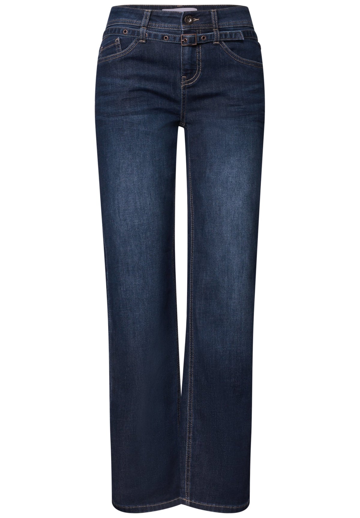 Street One Damen Hosen  Deep Blue