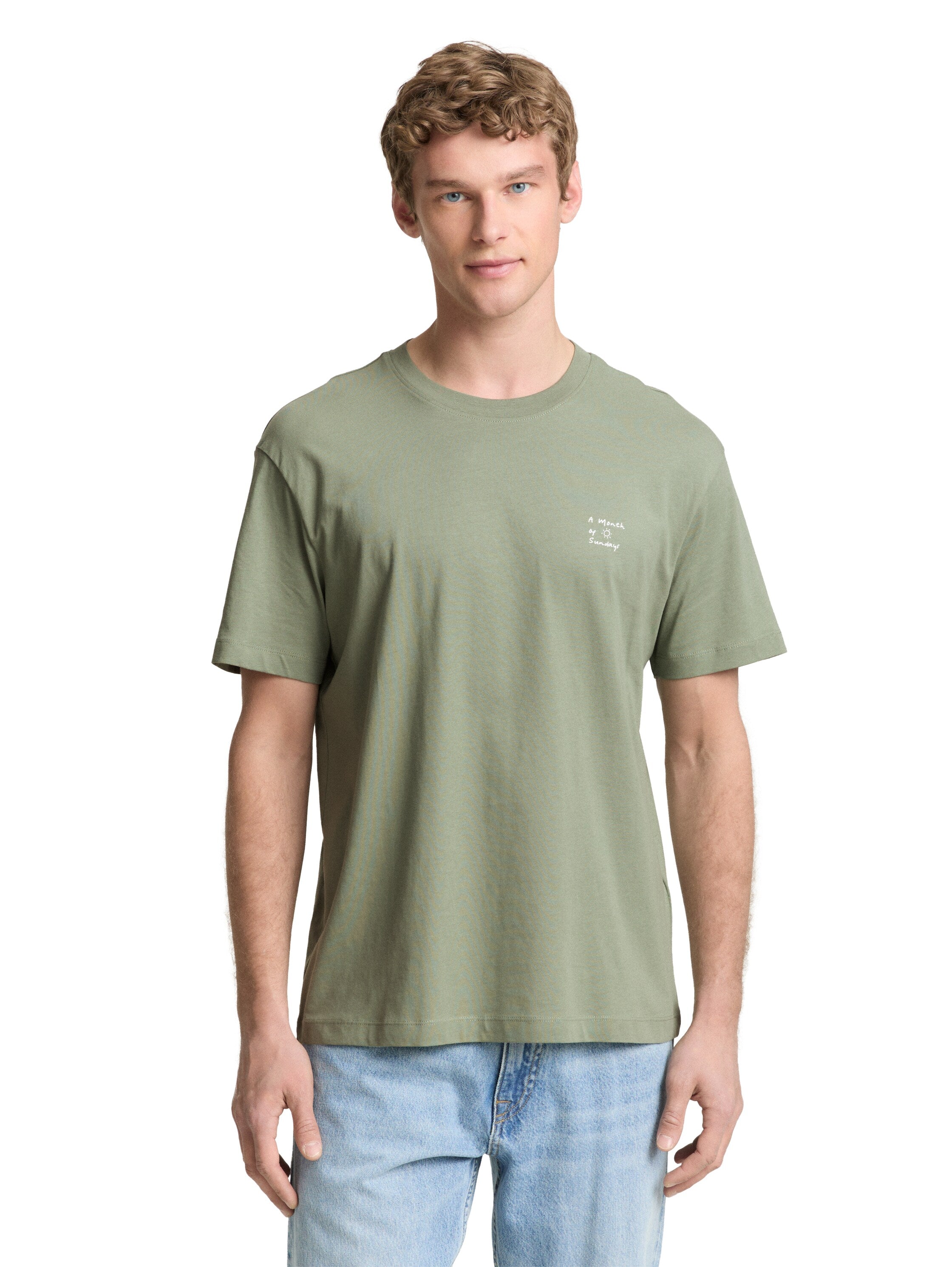 Tom Tailor denim Herren T-Shirts kurz Sea Spray