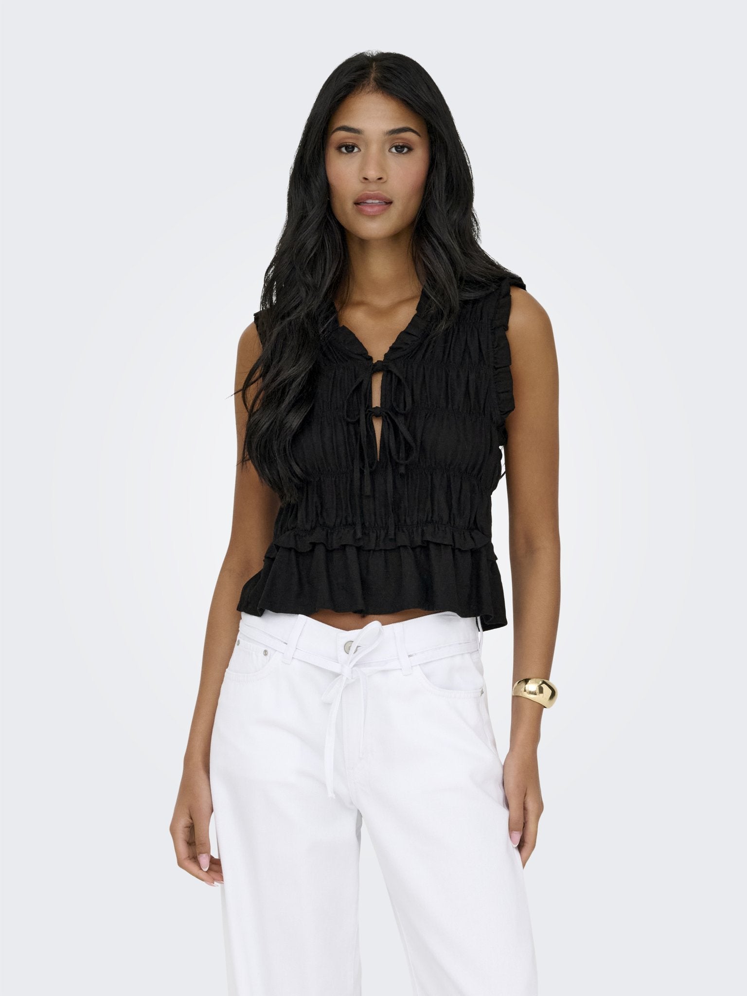 only Damen Tops Black