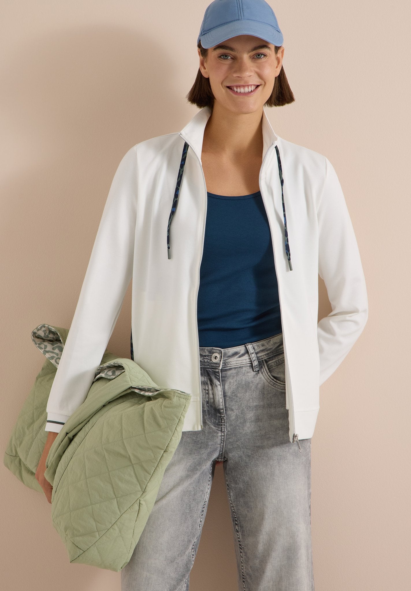 Cecil Damen T-Shirts  Vanilla W