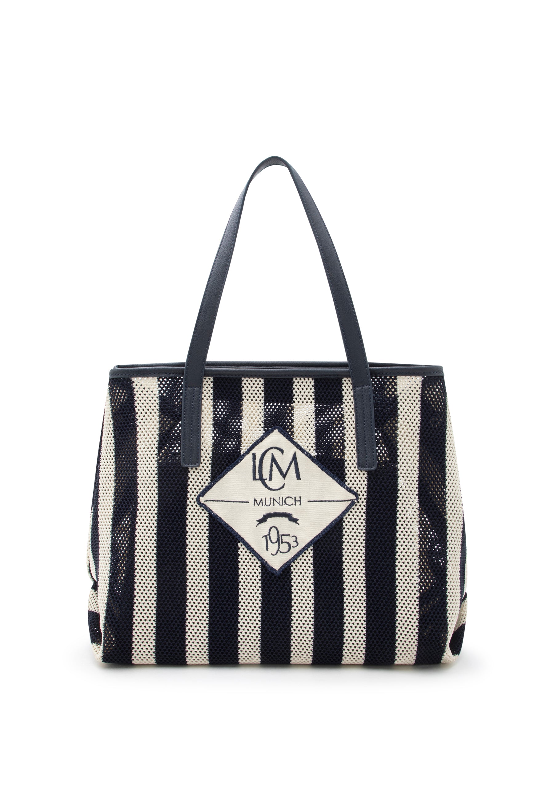 L.Gredi Handtasche Marine / Weiss