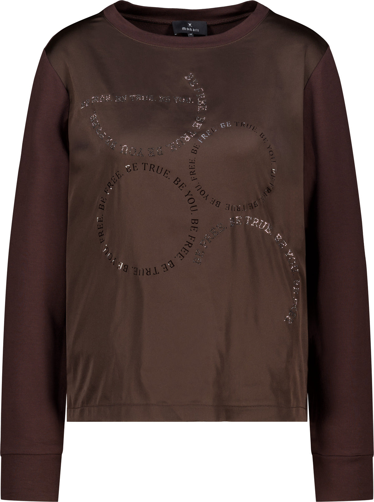 Monari Damen T-Shirts Black Coffe