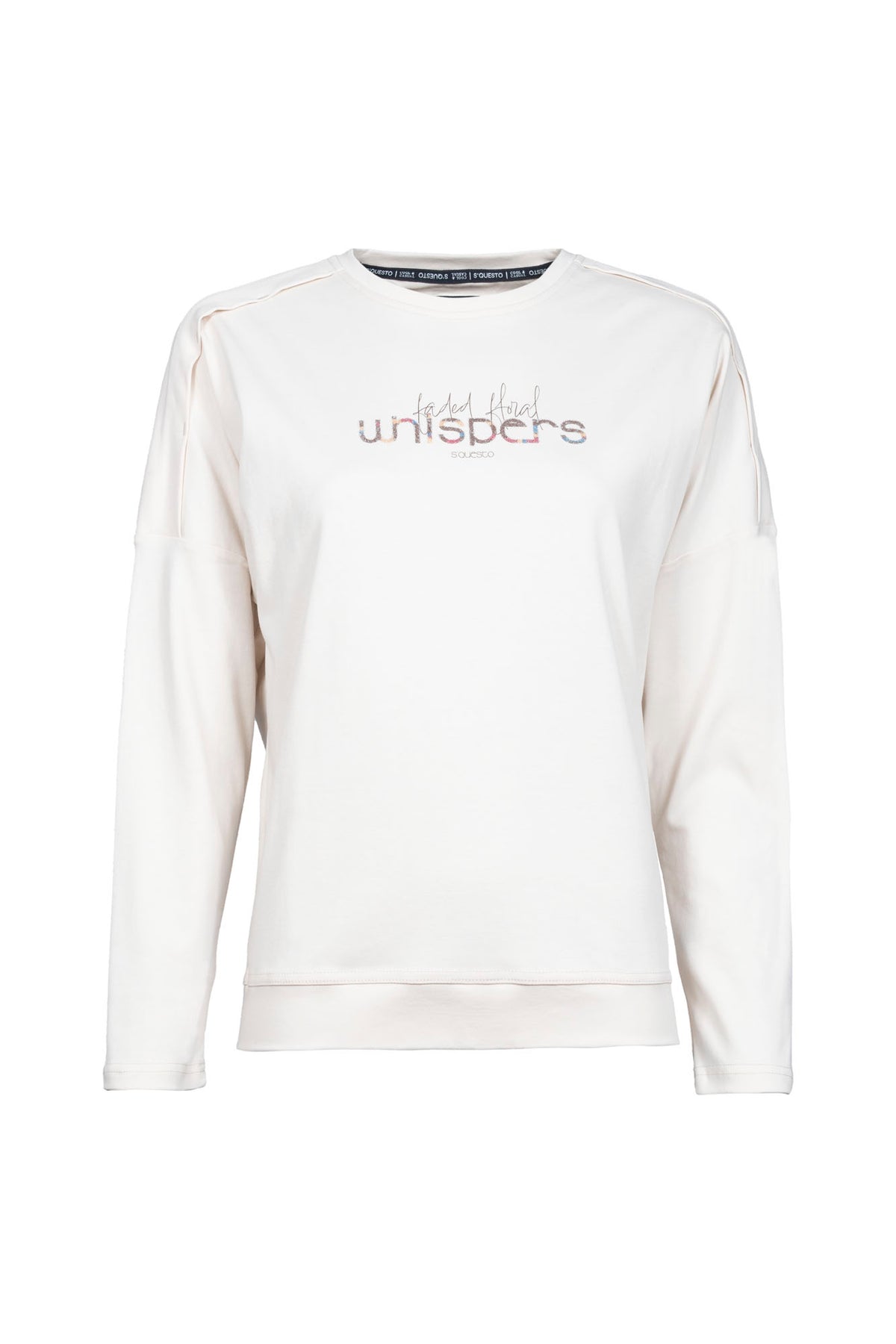 Soquesto Damen T-Shirts Eierschale