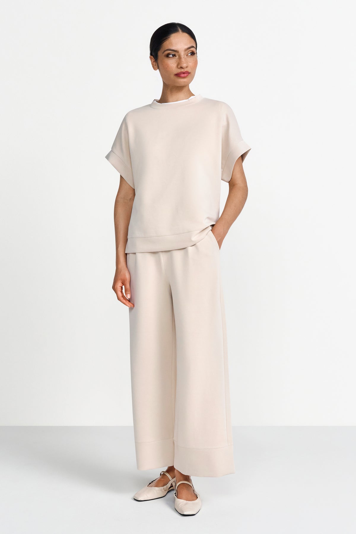 Rich & Royal Damen Hosen White Stone