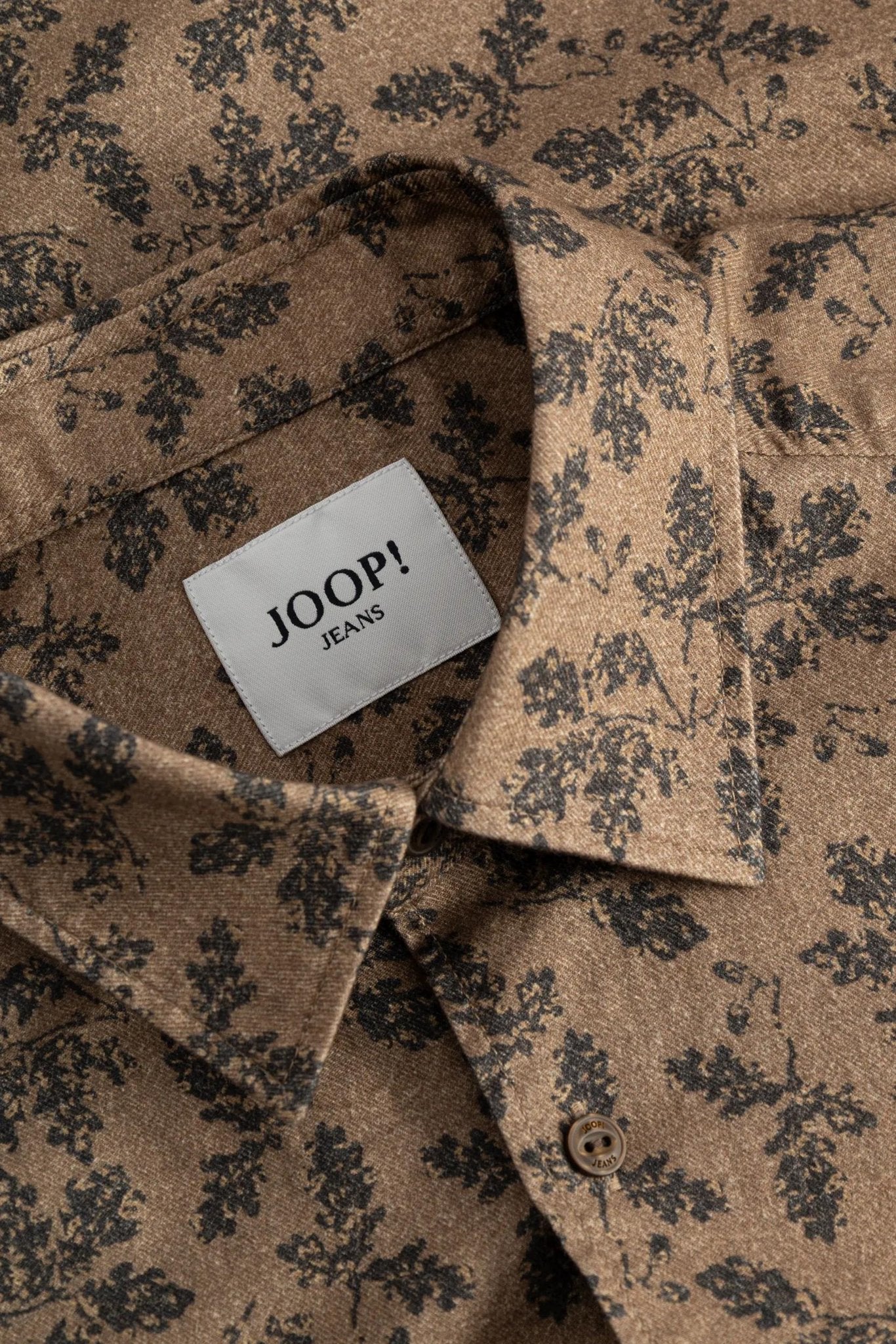 JOOP Herren Hemden lang Open Brown