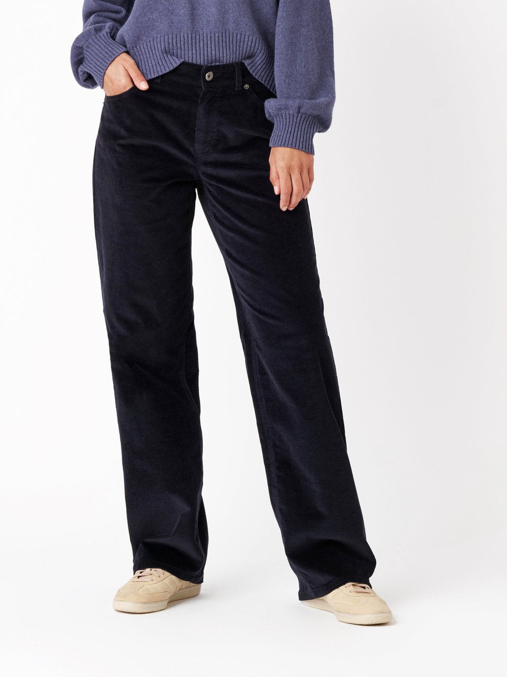 Toni Dress Damen Hosen Dark Blue