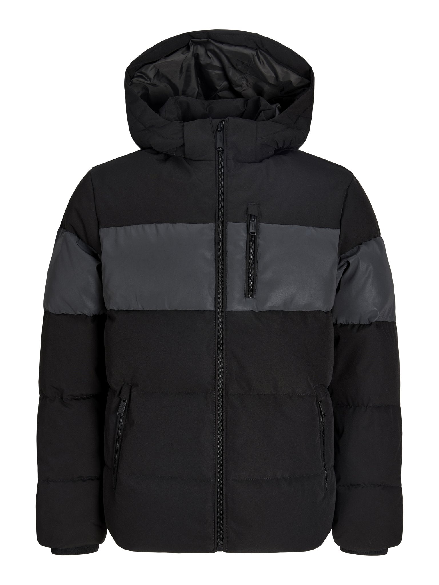 Jack & Jones Herren Jacken Black/Reflectiv