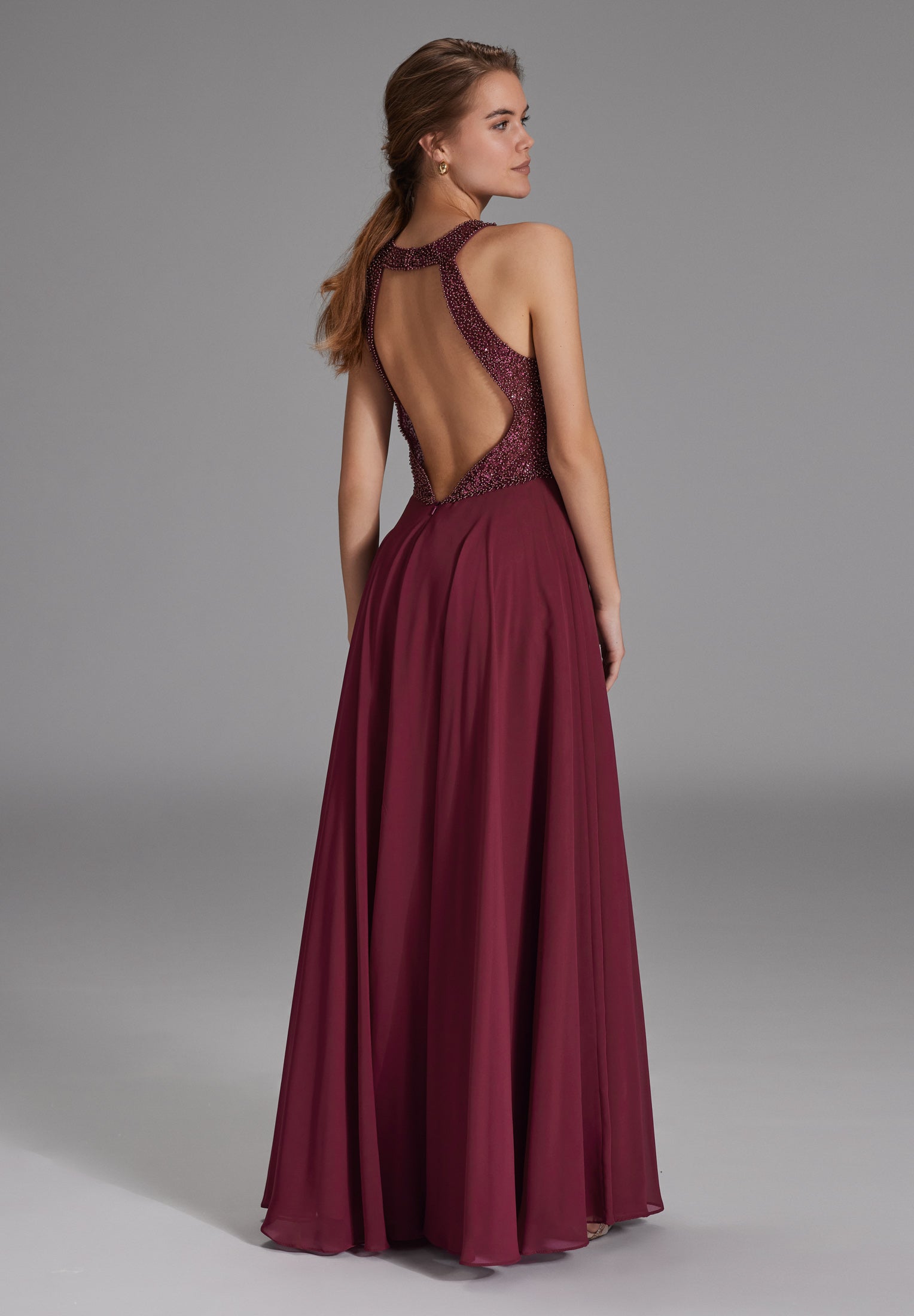Swing Damen Kleider  Grape Wine