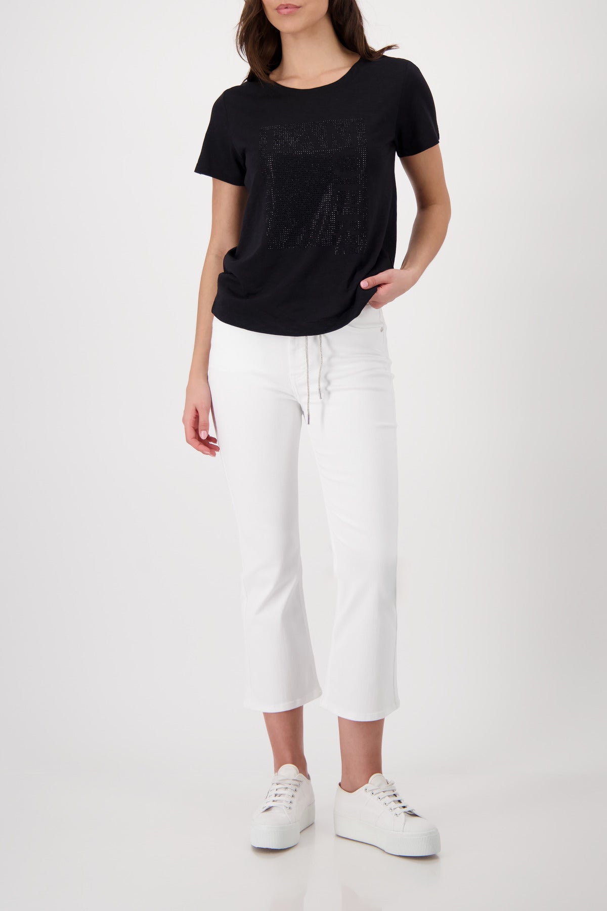 Monari Damen T-Shirts  Schwarz