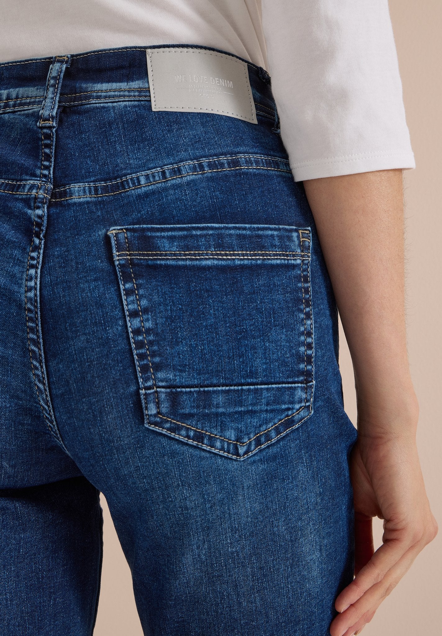 Cecil Damen Hosen  Mid Blue