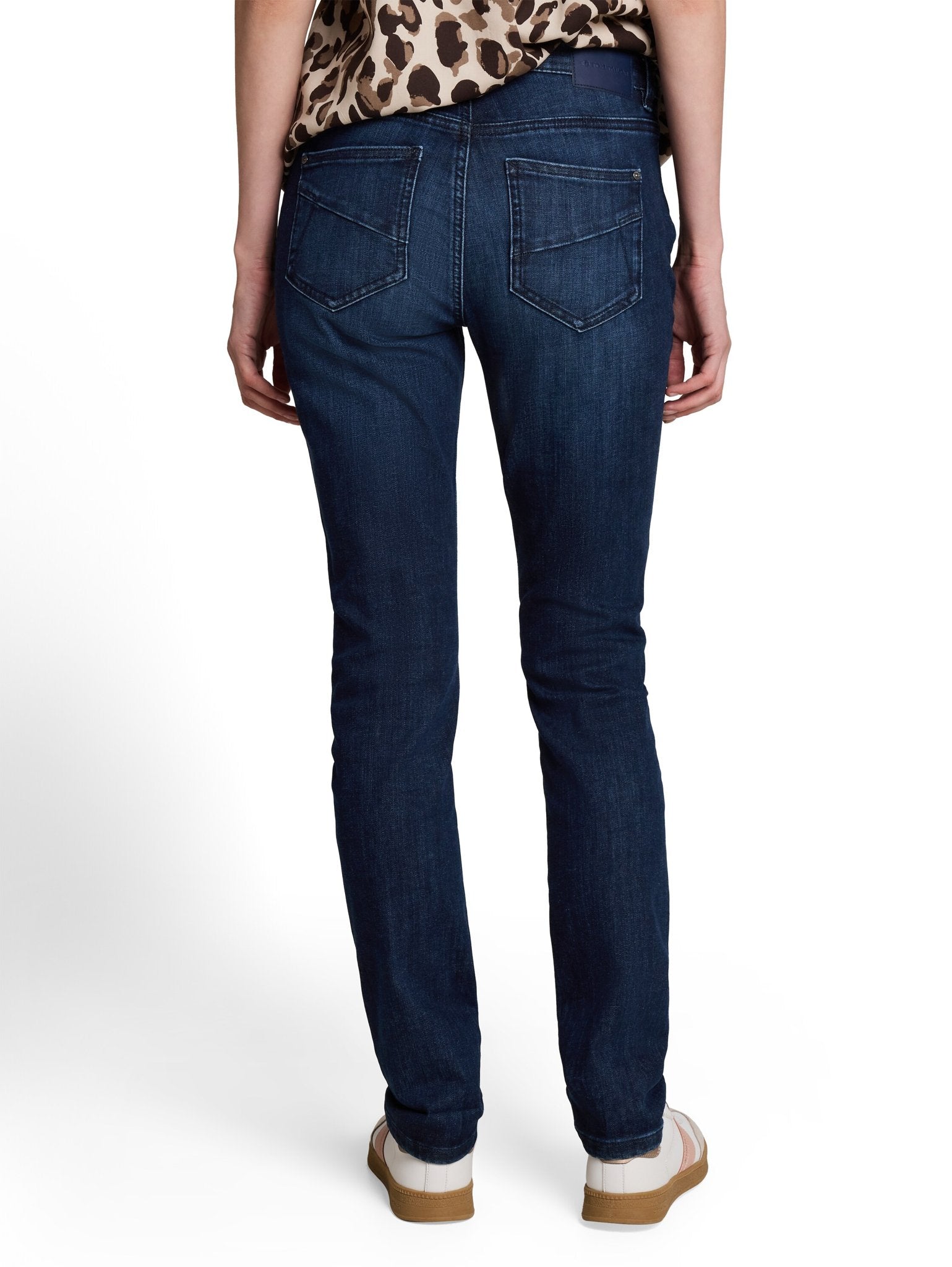 Tom Tailor Damen Jeans Dark Blue Denim