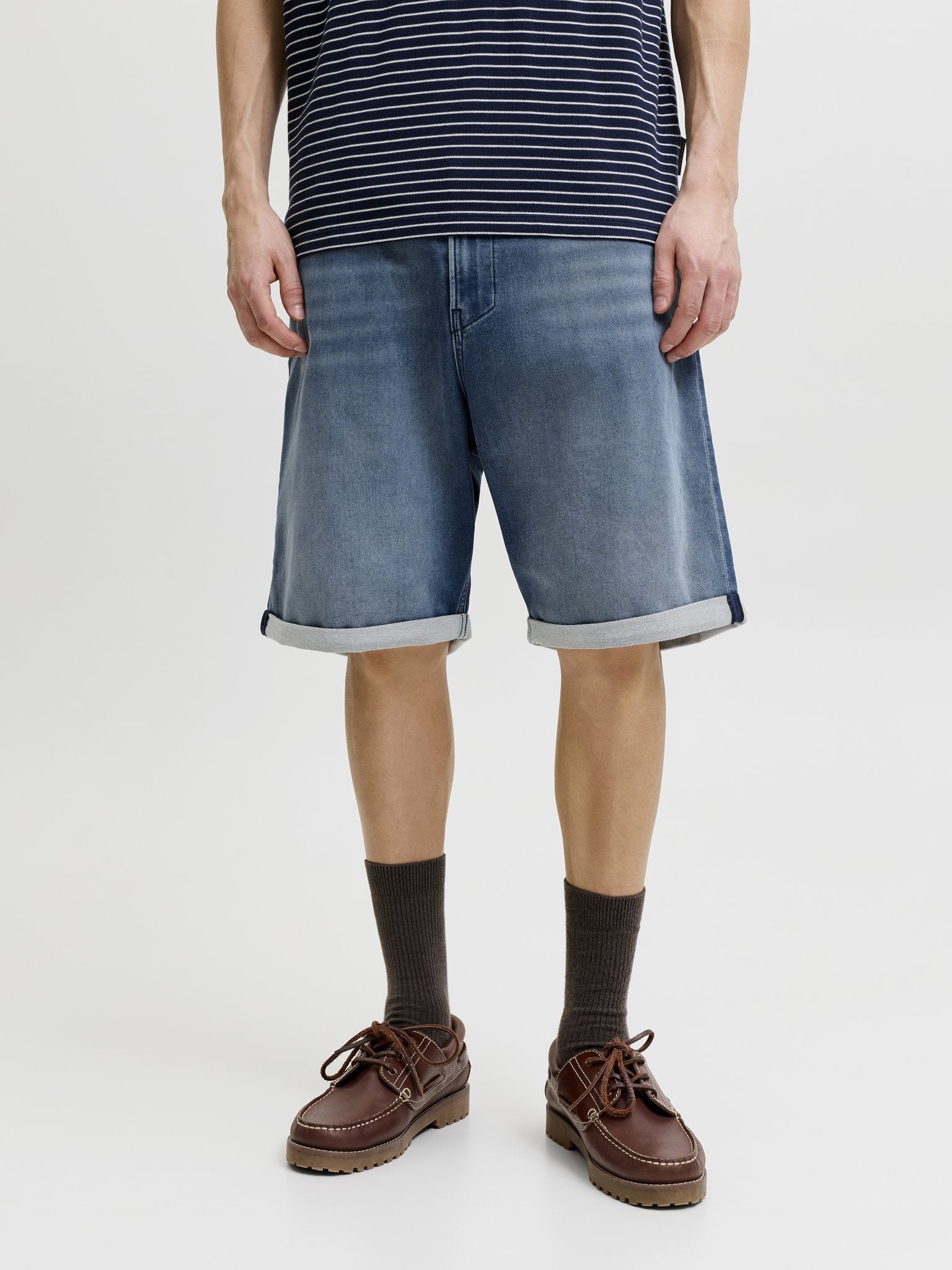 Jack & Jones Herren Shorts Blue Denim/Ligh