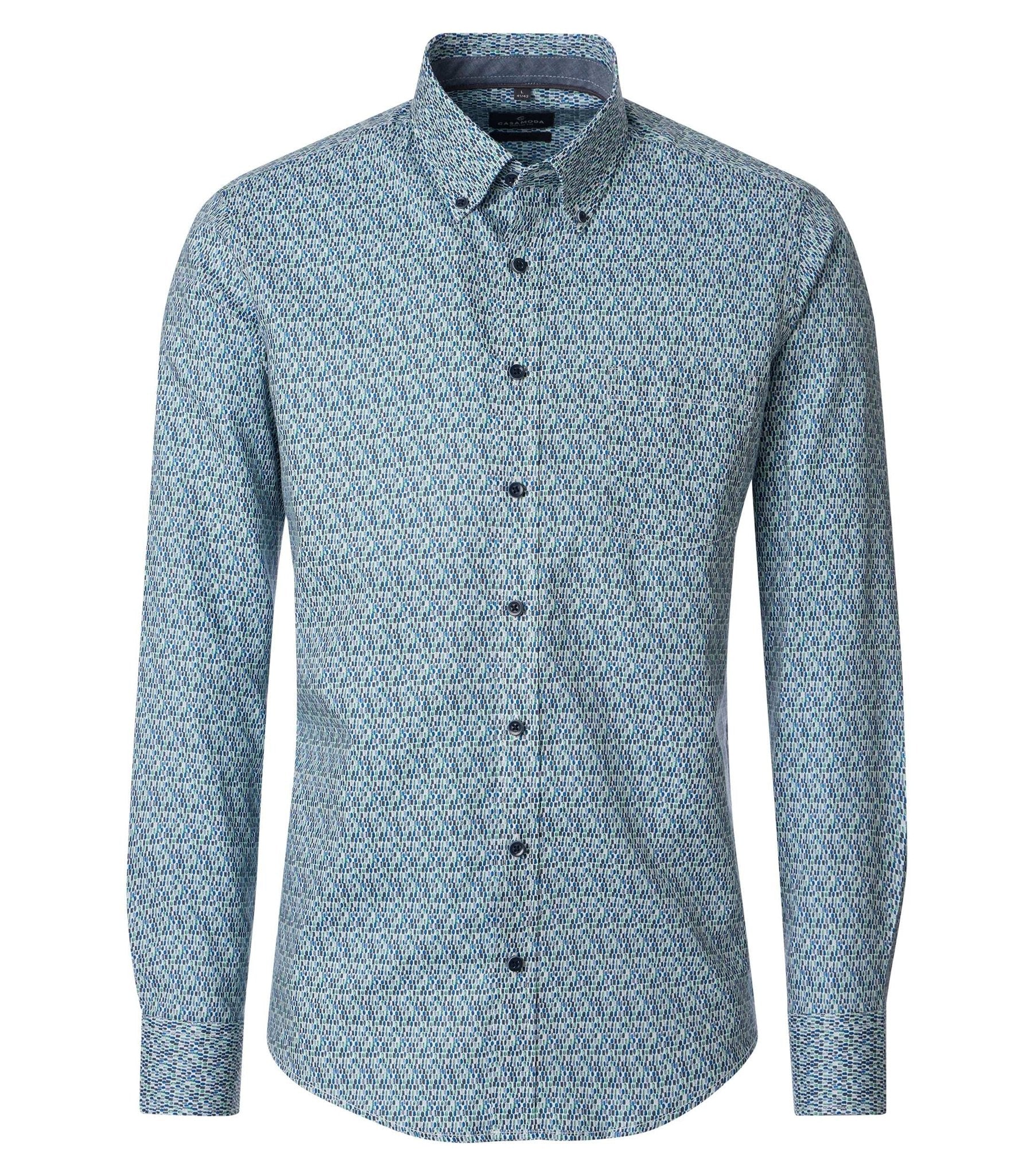 Casa Moda Herren Hemden  Blau