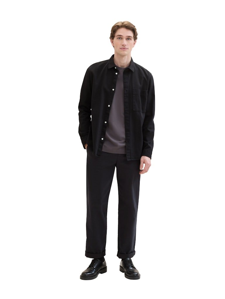 Tom Tailor Herren T-Shirts kurz Tarmac Grey