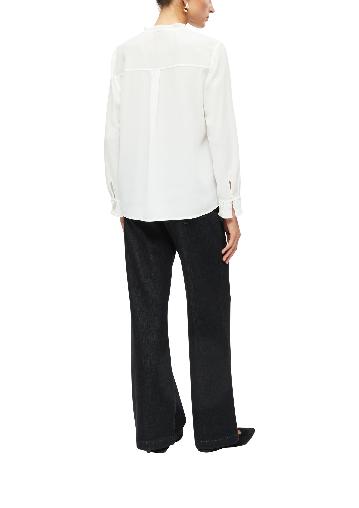 S. Oliver black Damen Blusen White