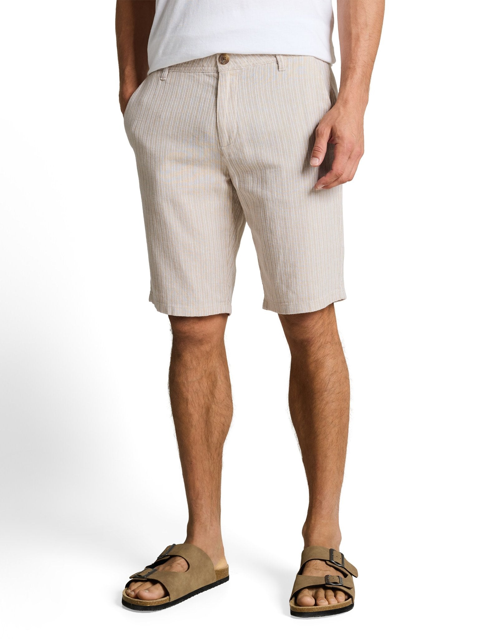 Tom Tailor Herren Hosen Cashew Beige St