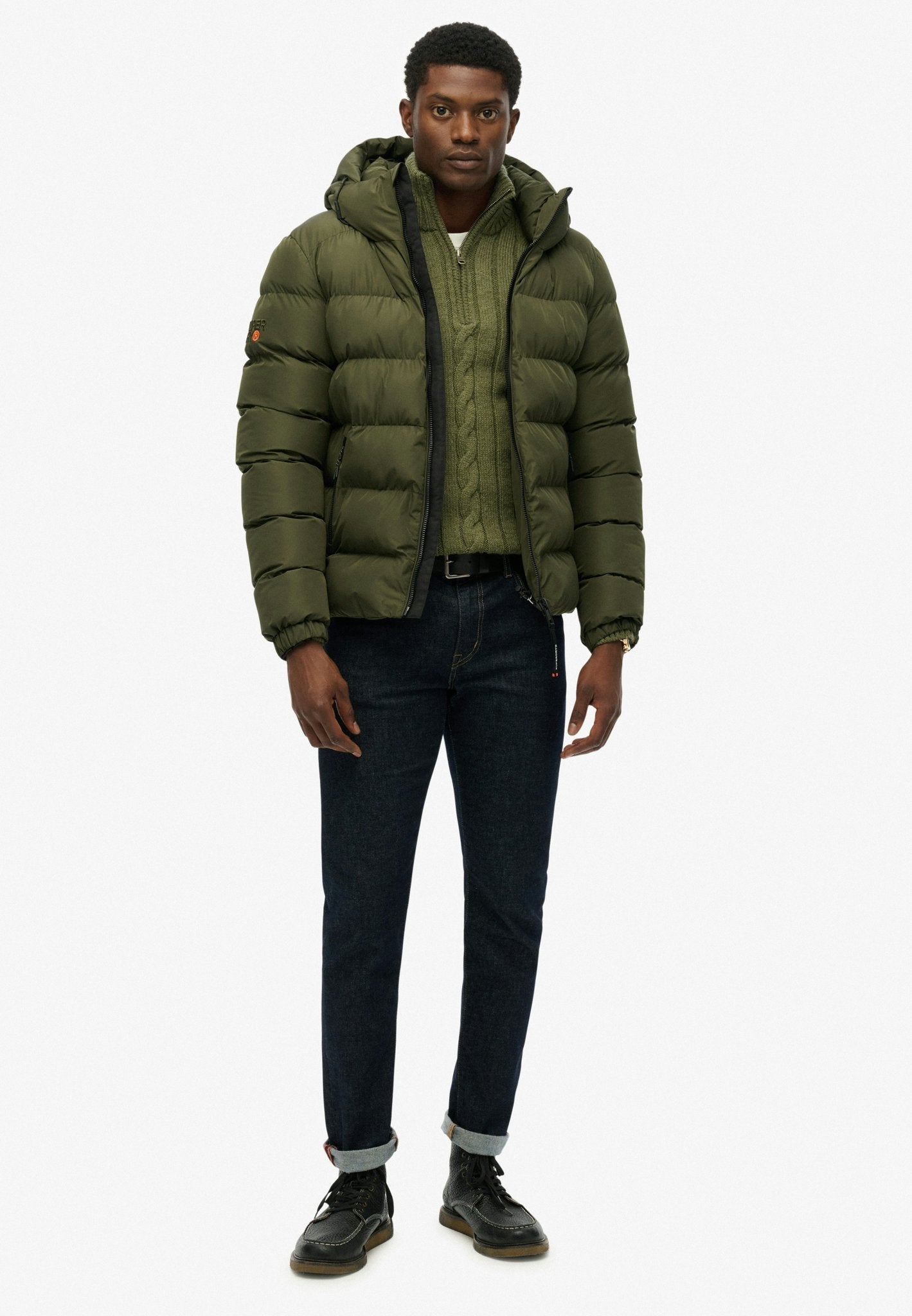 Superdry Men Herren Jacken Hq Army Khaki/