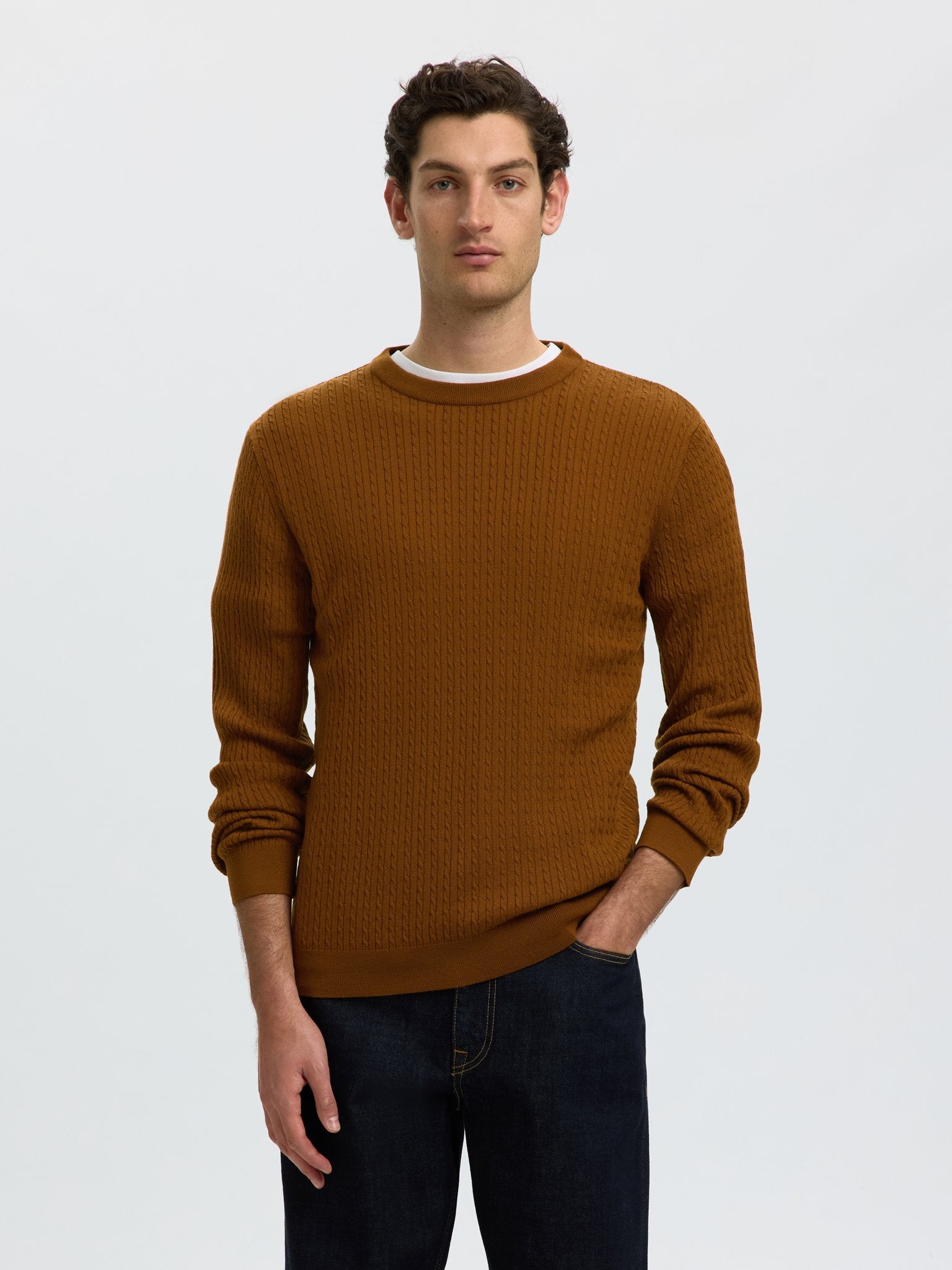 Selected homme Herren Pullover  Monks Ro