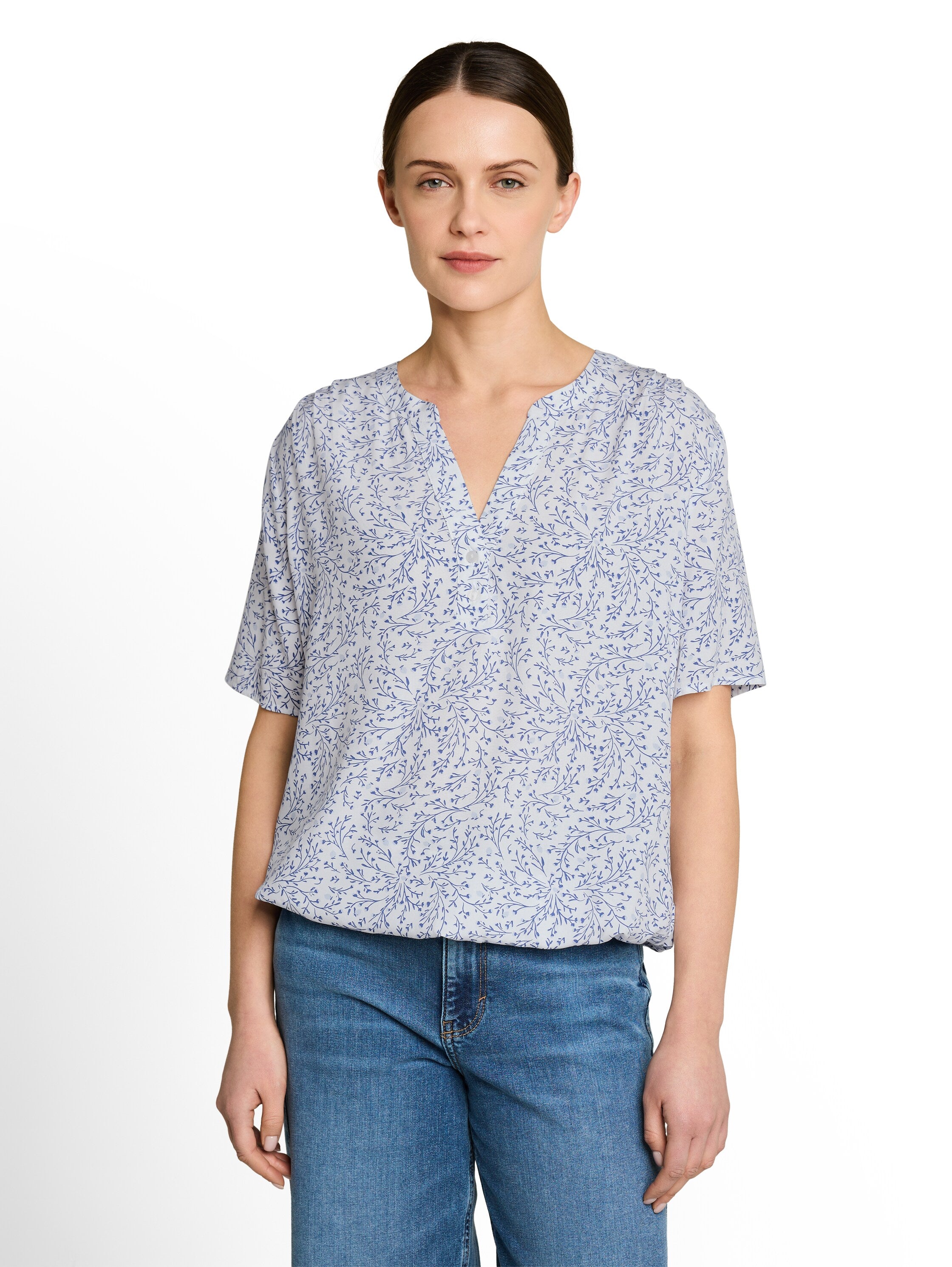 Tom Tailor Damen Blusen White Small Lea