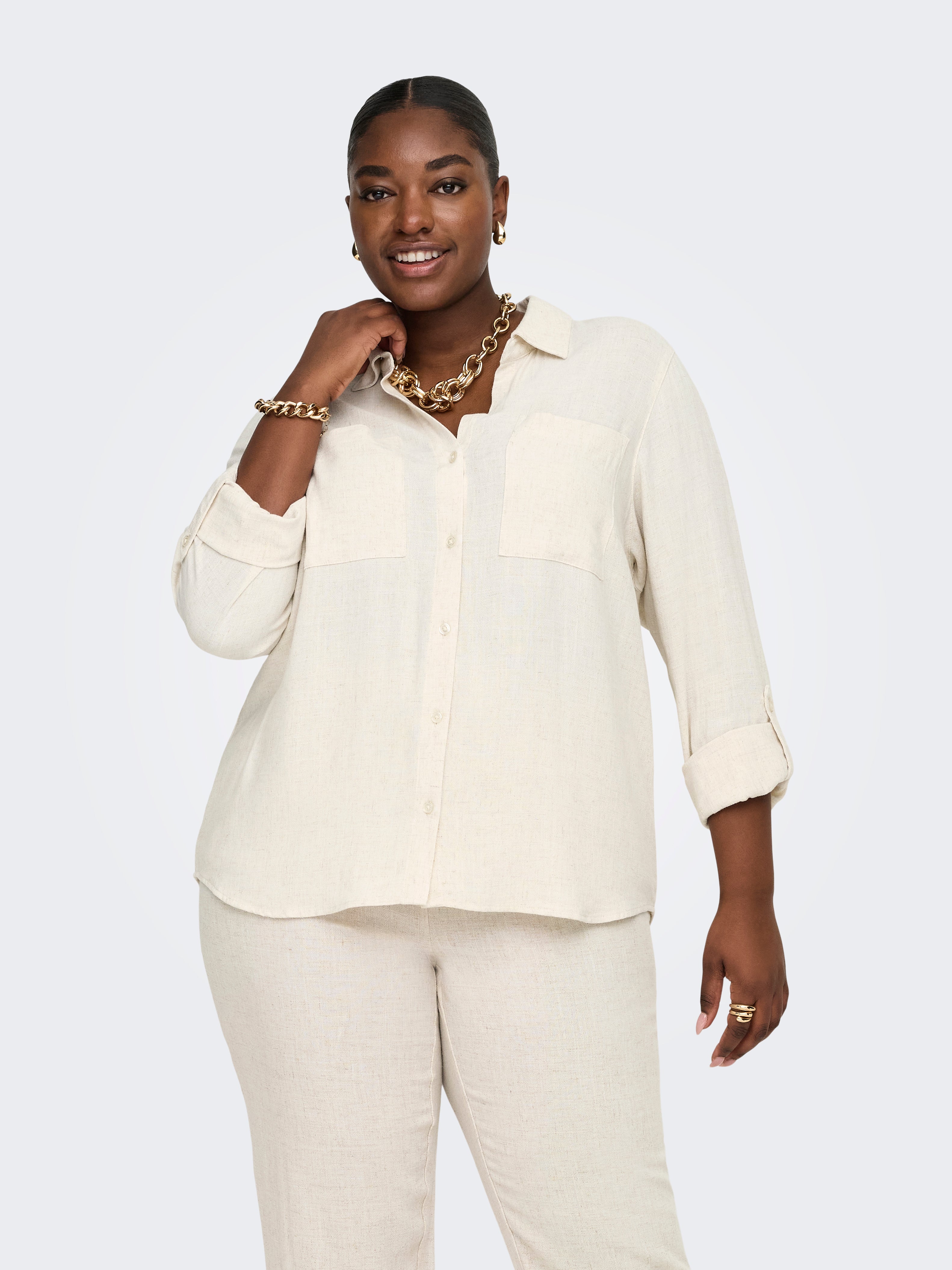 Only Carmakoma Damen Blusen Moonbeam
